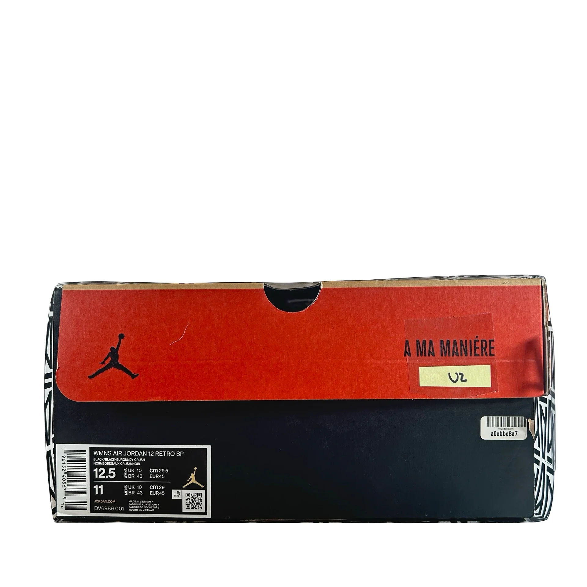 DV6989 001 Jordan 12 Retro SP A Ma Maniere Black [USED] - 12.5 W (Used2) - Image 7