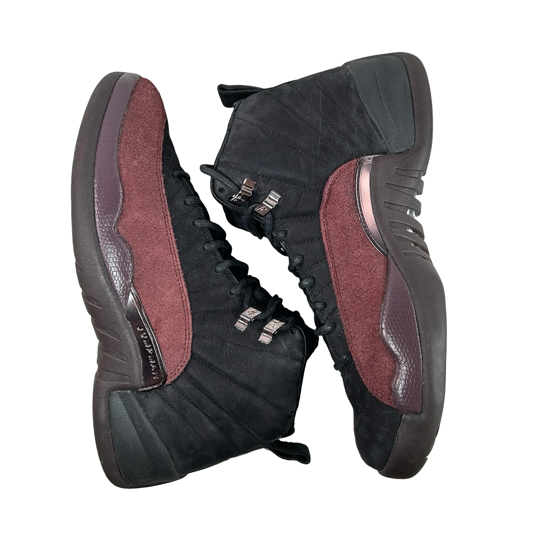 DV6989 001 Jordan 12 Retro SP A Ma Maniére Black (Women's) [USED] - 11 W (Used3) - Image 4