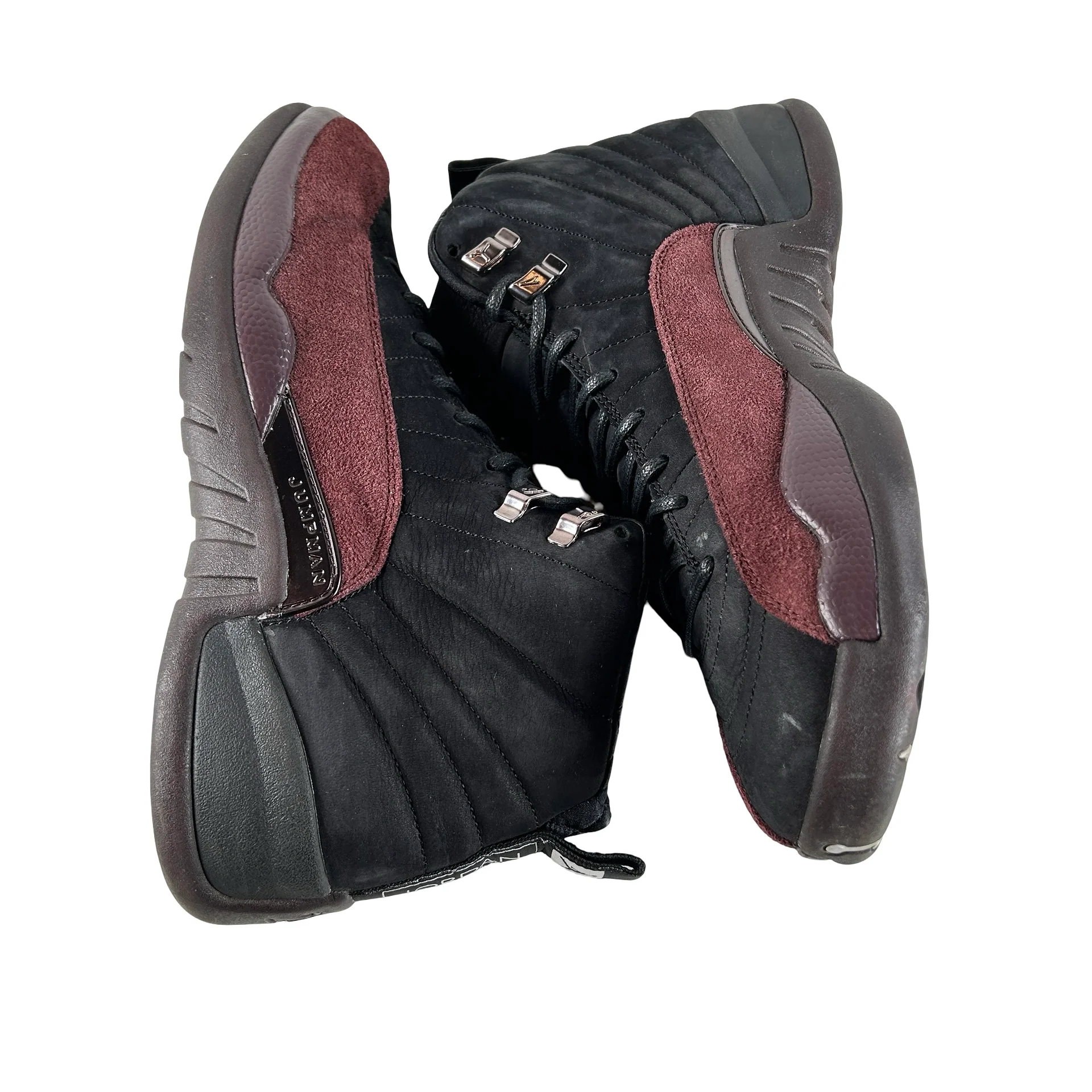 DV6989 001 Jordan 12 Retro SP A Ma Maniére Black (Women's) [USED] - 13 W (Used5) - Image 4