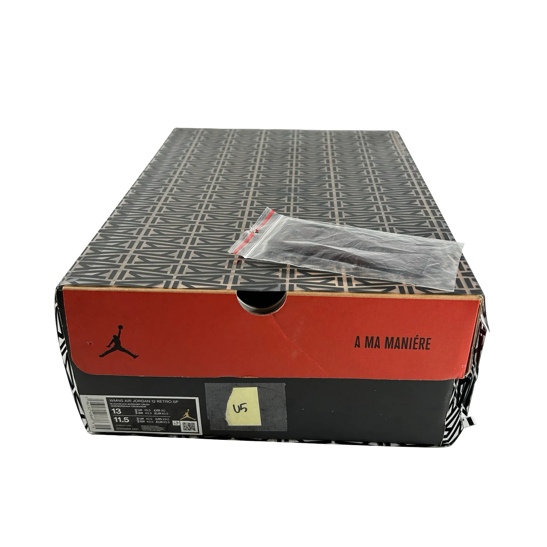 DV6989 001 Jordan 12 Retro SP A Ma Maniére Black (Women's) [USED] - 13 W (Used5) - Image 7