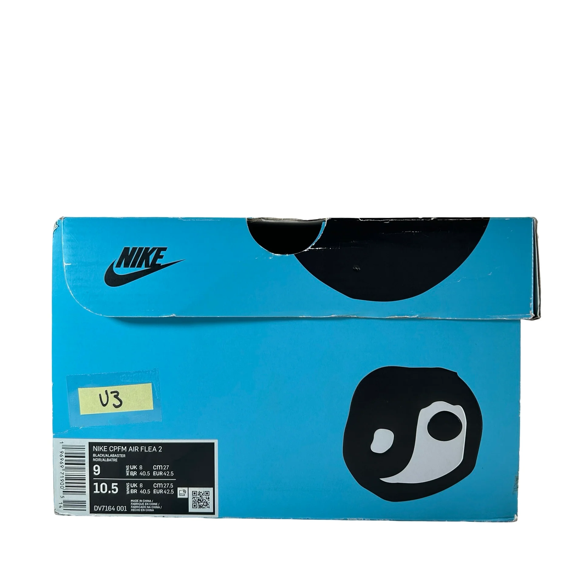 DV7164 001 Nike CPFM Air Flea 2 Black Alabaster [USED] - 9 M (Used3) - Image 7