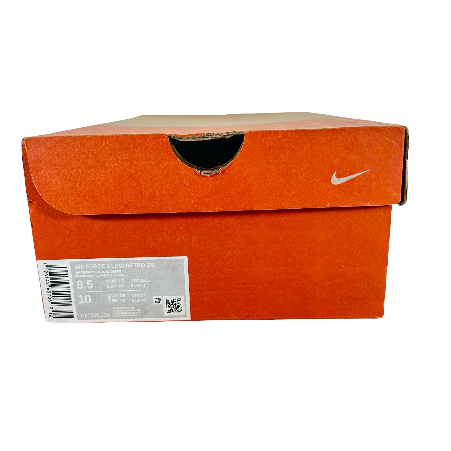 DX1156 100 Nike Air Force 1 Low Retro QS West Indies (2022) [USED] - 8.5 M (Used) - Image 7