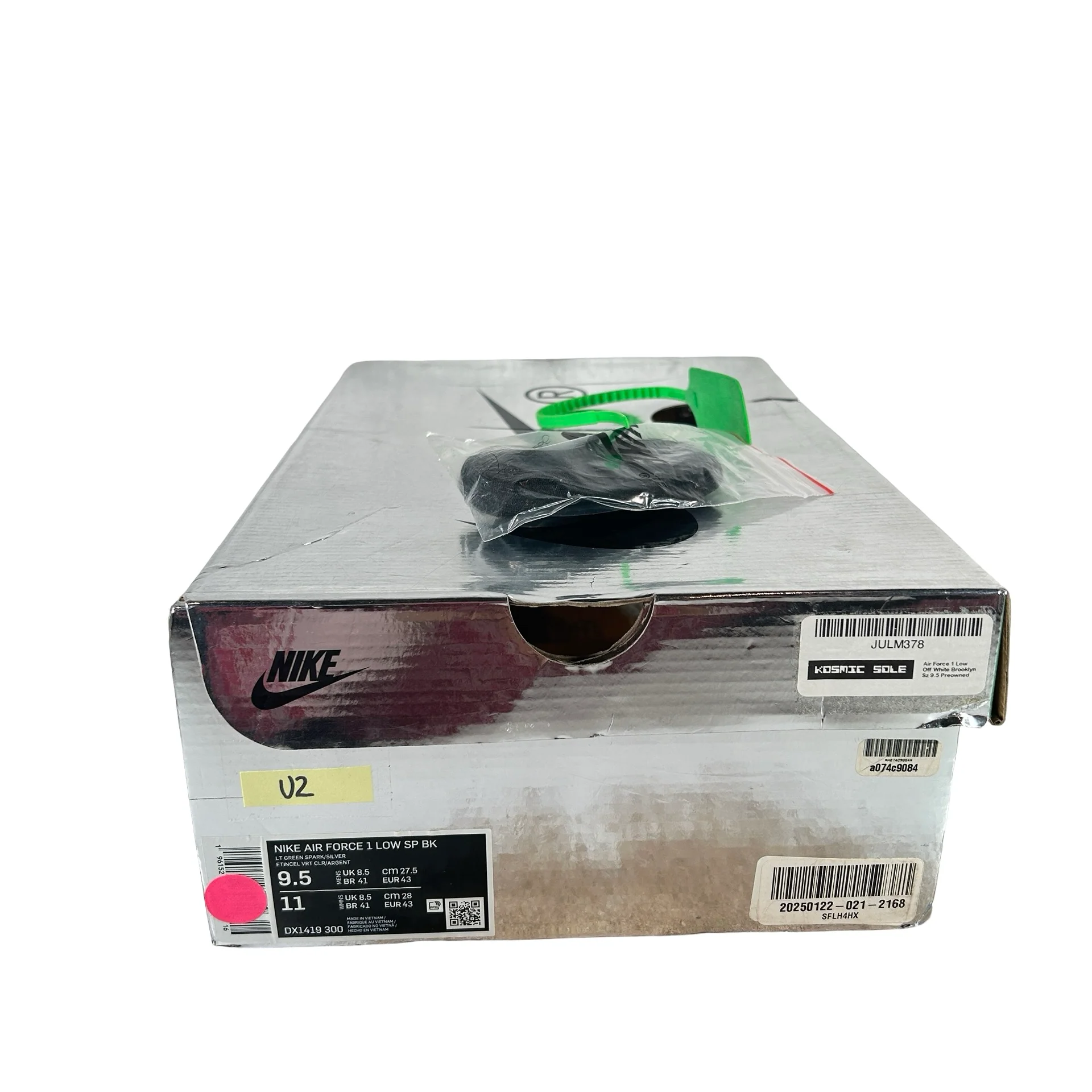 DX1419 300 Air Force Off White Brooklyn [USED] - 9.5 M (Used2) - Image 7