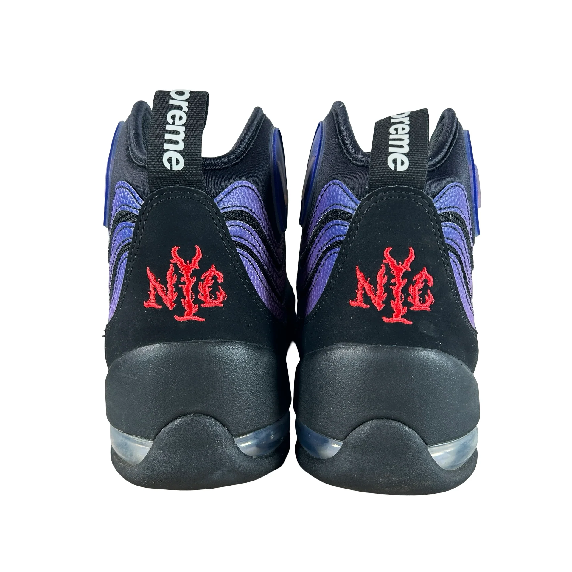 DX3292 001 Nike Air Bakin SP Supreme Black [USED] - 9.5 M (Used4) - Image 3
