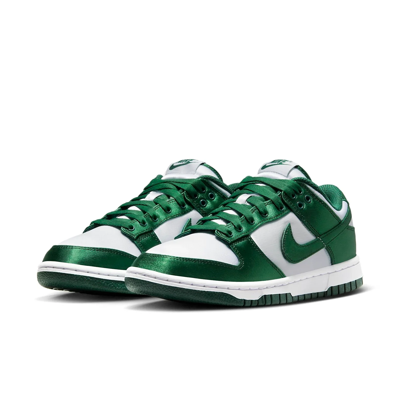 DX5931 100 Nike Dunk Low Michigan State Satin (Women's) - Image 2