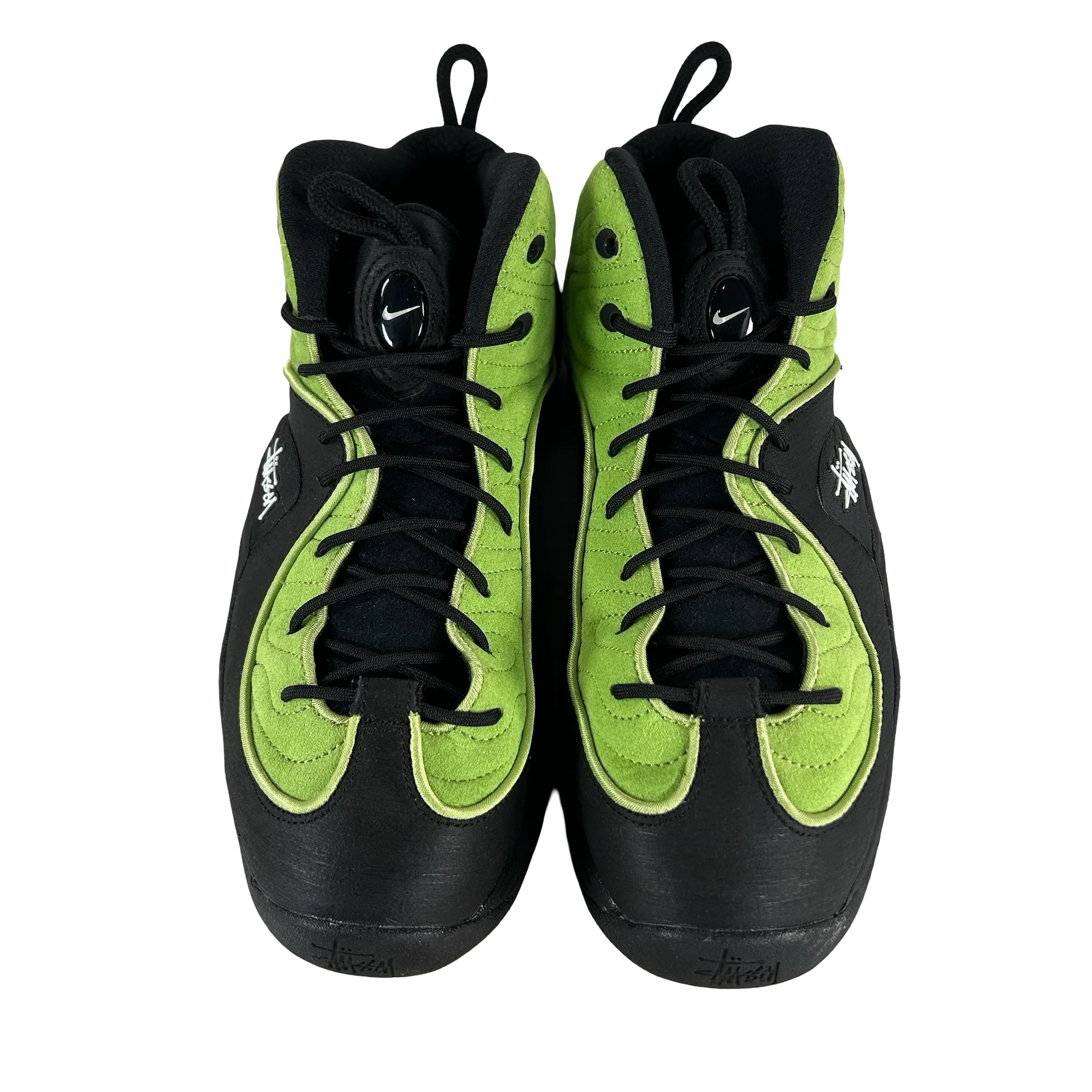 DX6933 300 Nike Air Penny 2 Stussy Vivid Green Black [USED] - 11.5 M (Used) - Image 2