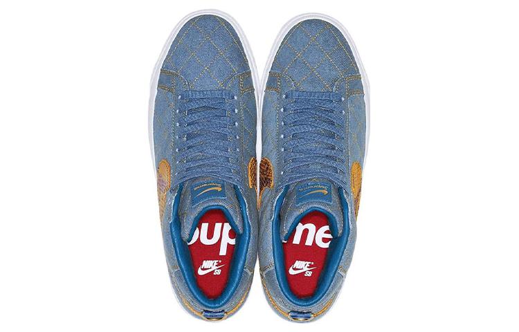DX8421 400 Nike SB Blazer Mid QS Supreme Denim - Image 3