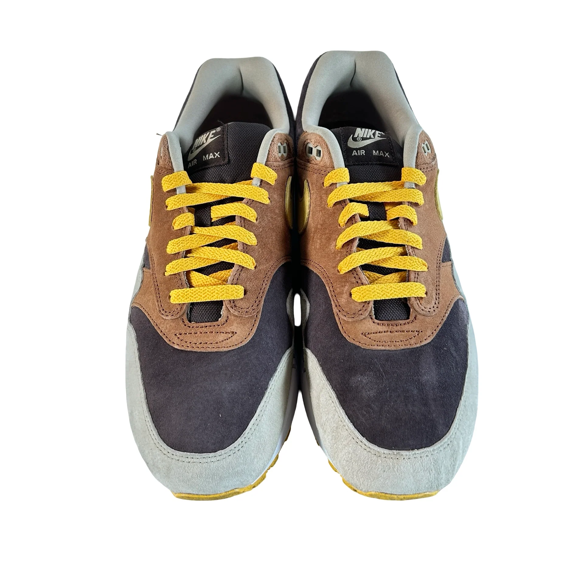 DZ0482 200 Nike Air Max 1 PRM Duck Pecan Yellow Ochre [USED] - 12 M (Used) (No Box) - Image 2