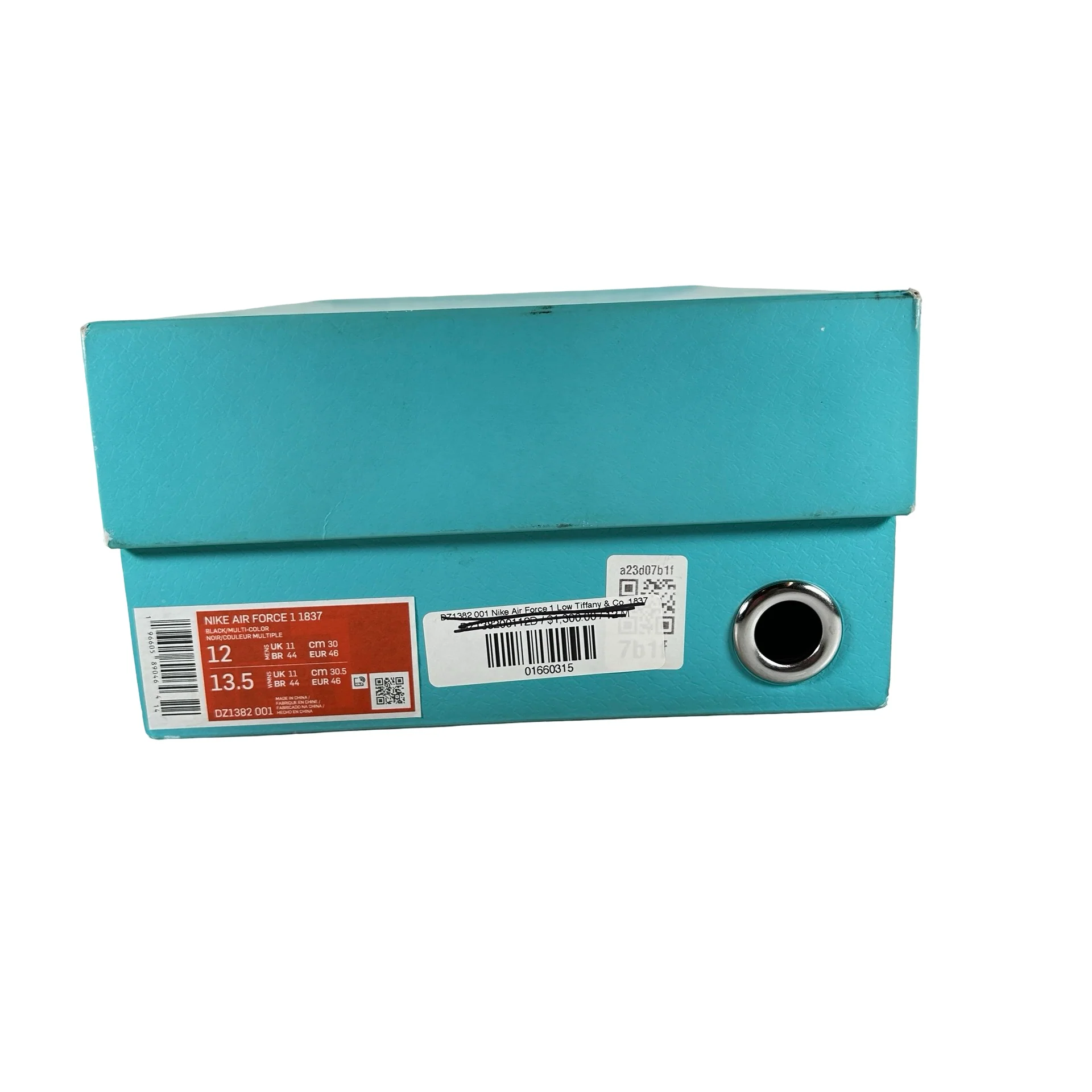 DZ1382 001 Nike Air Force 1 Low Tiffany & Co. 1837 [USED] - 12 M (Used) - Image 7