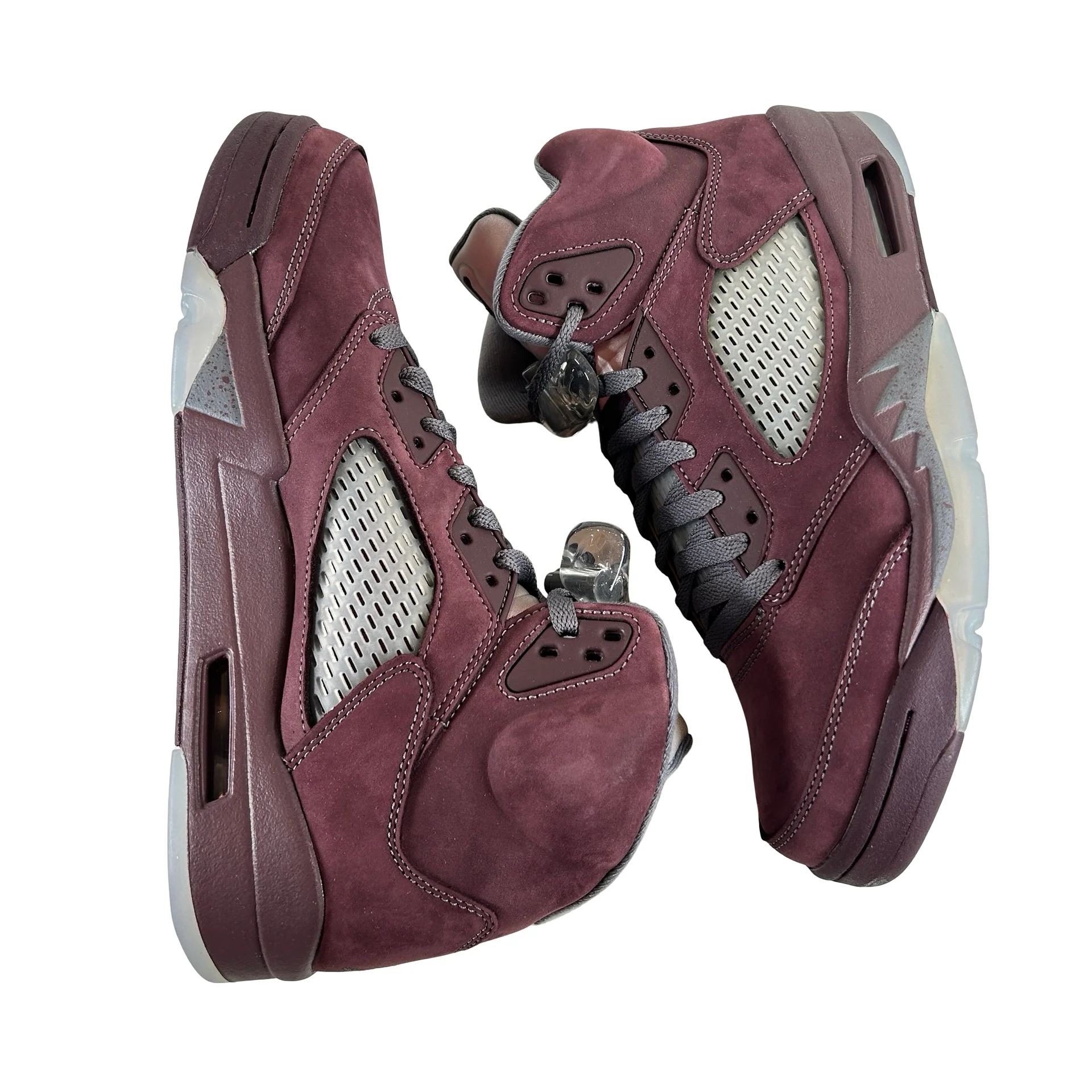 DZ4131 600 Jordan 5 Retro Burgundy [CONDITIONAL] - 9 M (Yellowing) - Image 5
