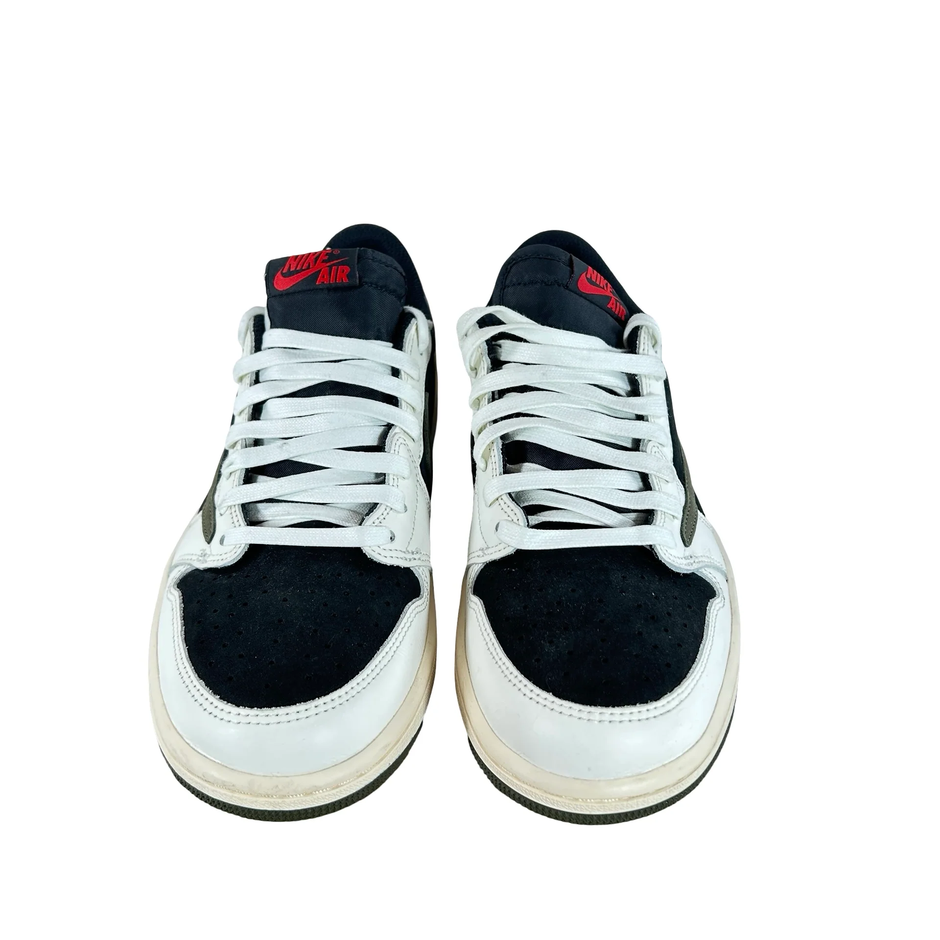 DZ4137 106 Jordan 1 Retro Low OG SP Travis Scott Olive (W) [USED] - 10.5 W (Used) (No Box) - Image 2