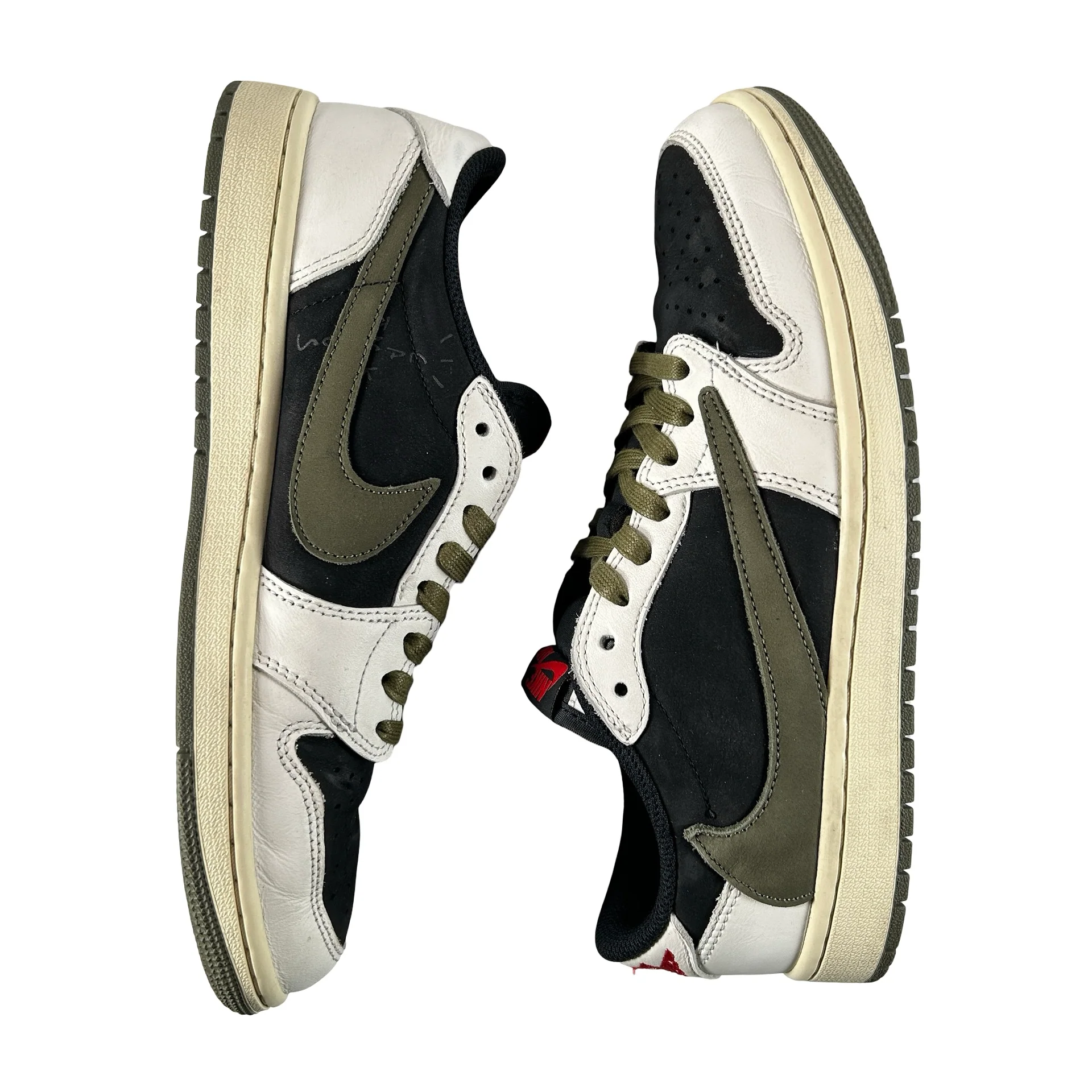 DZ4137 106 Jordan 1 Retro Low OG SP Travis Scott Olive (W) [USED] - 10 W (Used4) - Image 5