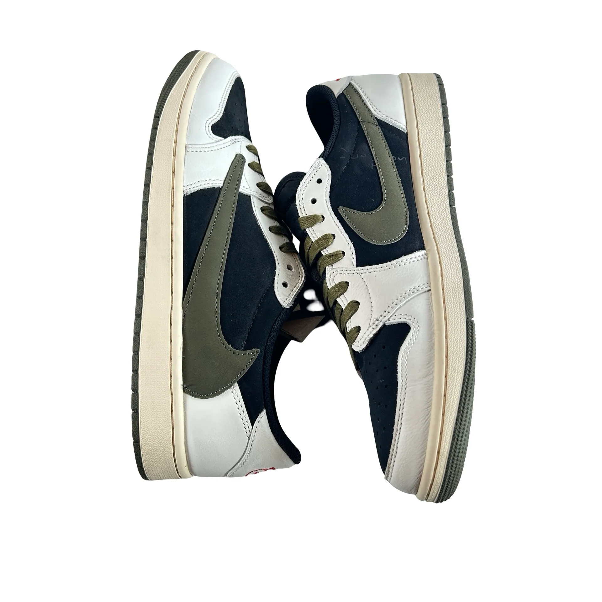 DZ4137 106 Jordan 1 Retro Low OG SP Travis Scott Olive (W) [USED] - 12 W (VNDS2) - Image 4