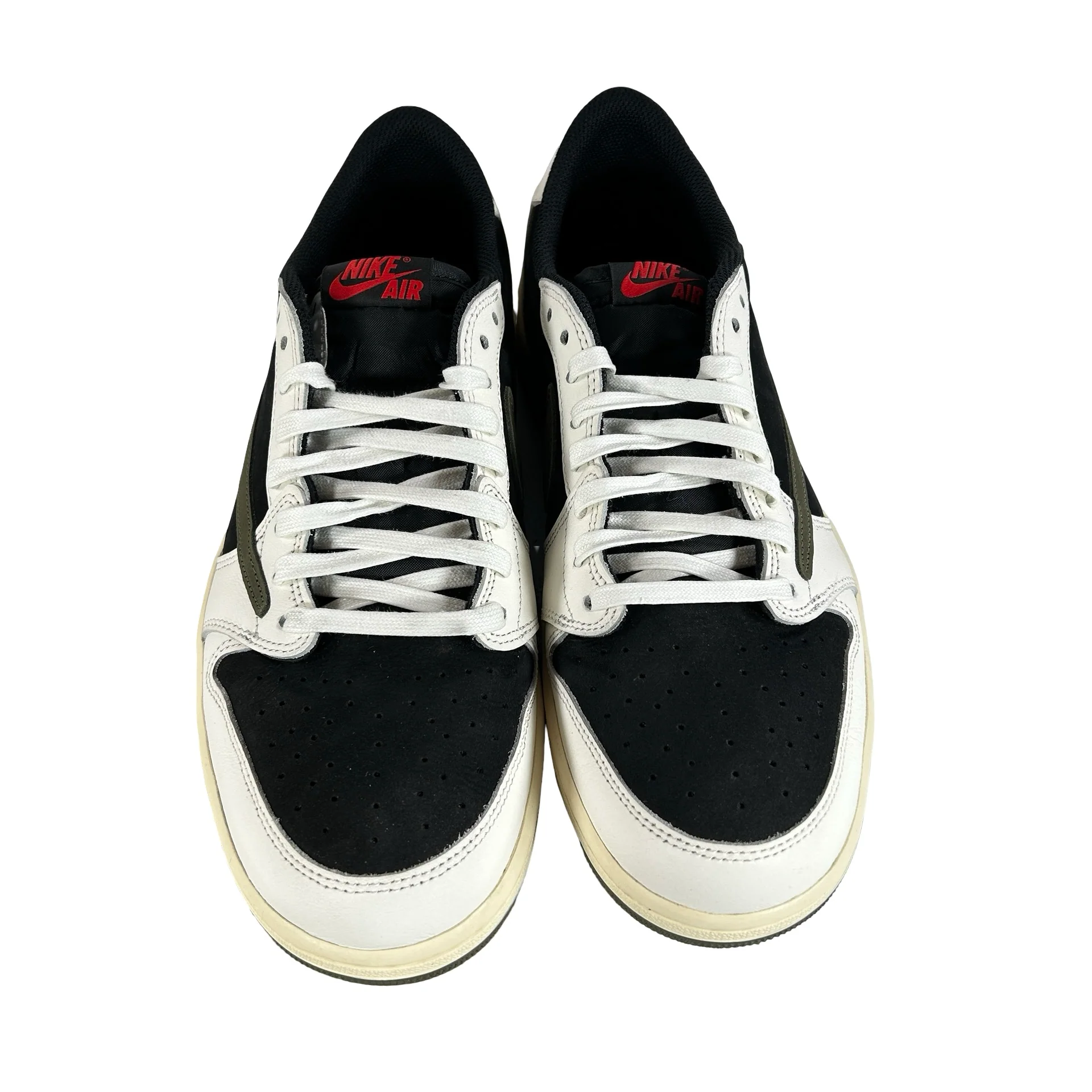 DZ4137 106 Jordan 1 Retro Low OG SP Travis Scott Olive (W) [USED] - 13 W (Used4) - Image 2
