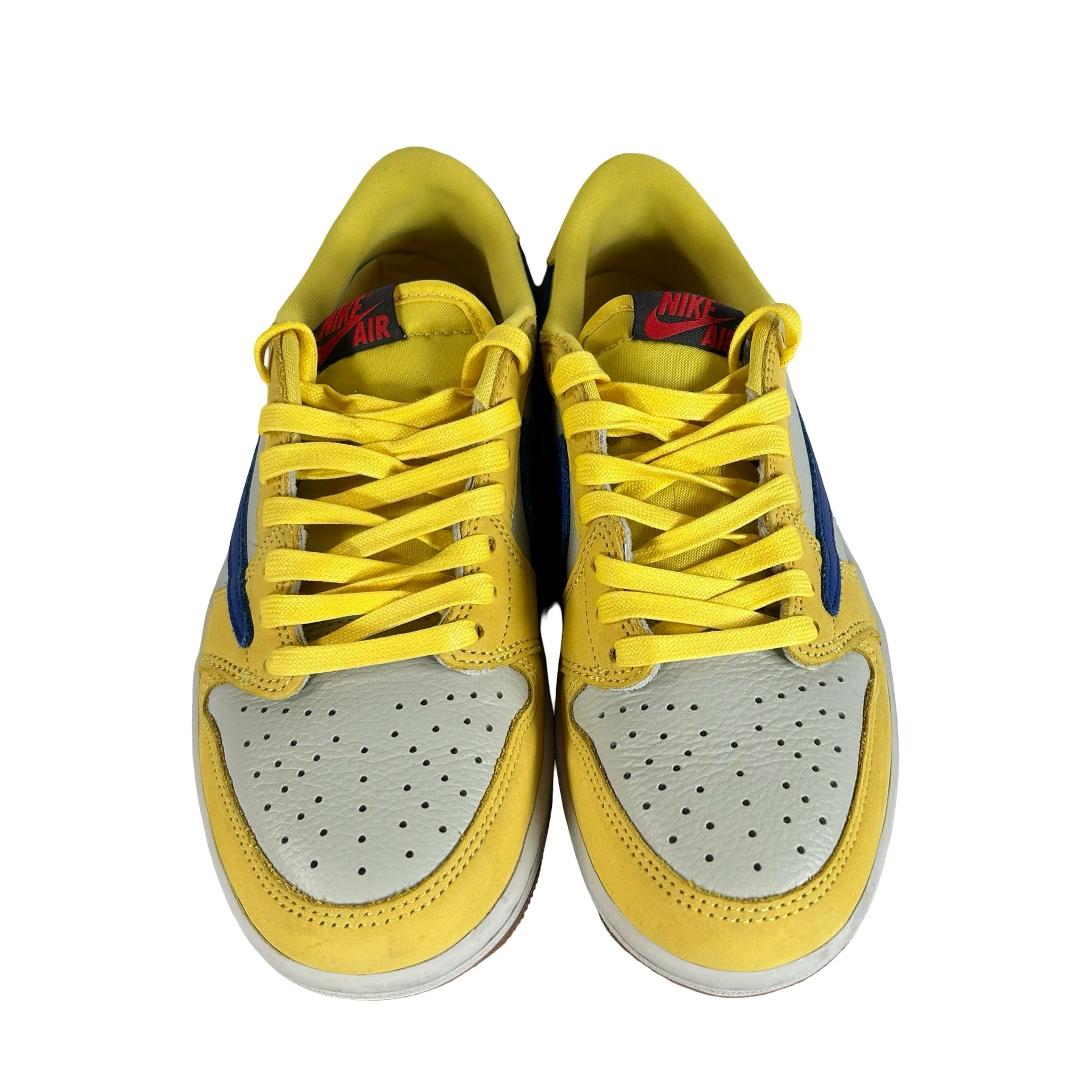 DZ4137 700 Jordan 1 Retro Low OG SP Travis Scott Canary (W) [USED] - 7 W (Used) (No Box) - Image 2