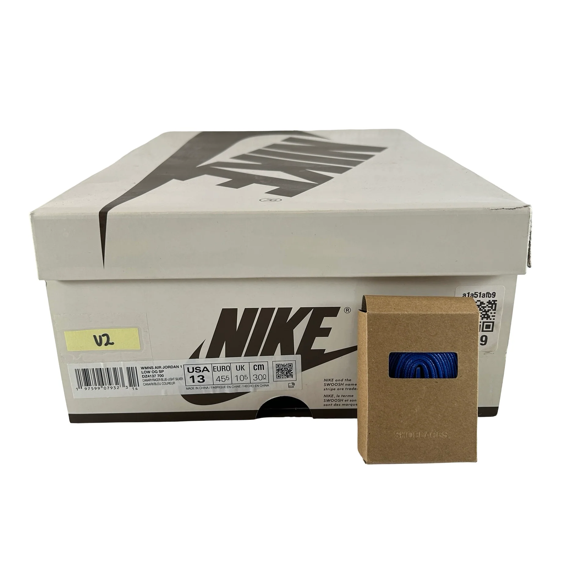DZ4137 700 Jordan 1 Retro Low OG SP Travis Scott Canary (Women's) [USED] - 13 W (Used2) - Image 7