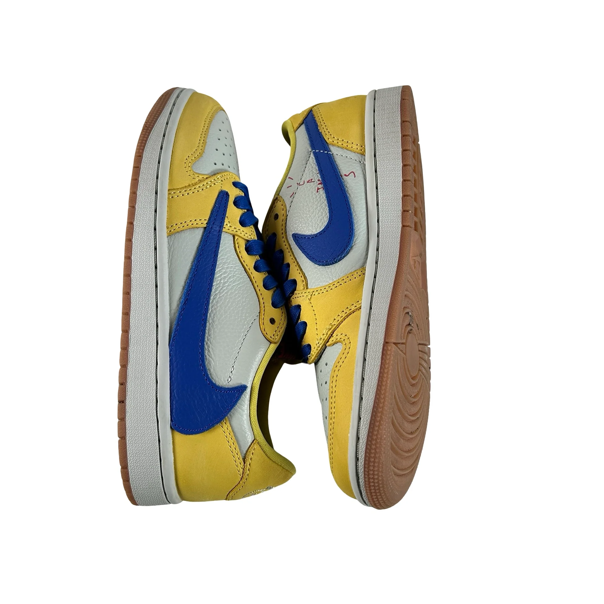 DZ4137 700 Jordan 1 Retro Low OG SP Travis Scott Canary (Women's) [USED] - 6 W (Used) - Image 4
