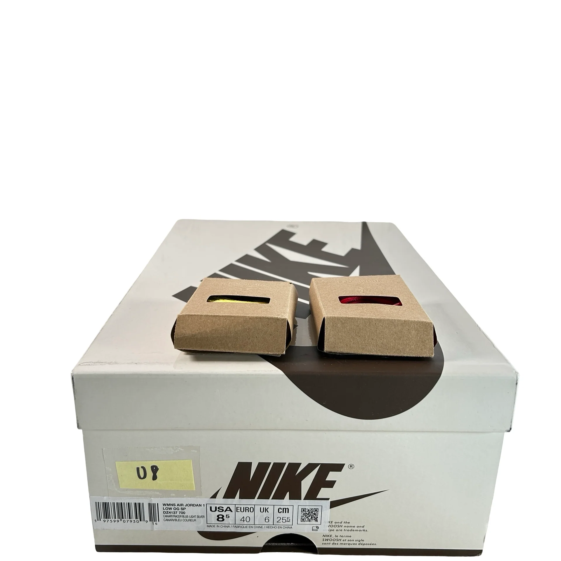 DZ4137 700 Jordan 1 Retro Low OG SP Travis Scott Canary (Women's) [USED] - 8.5 W (Used8) - Image 7