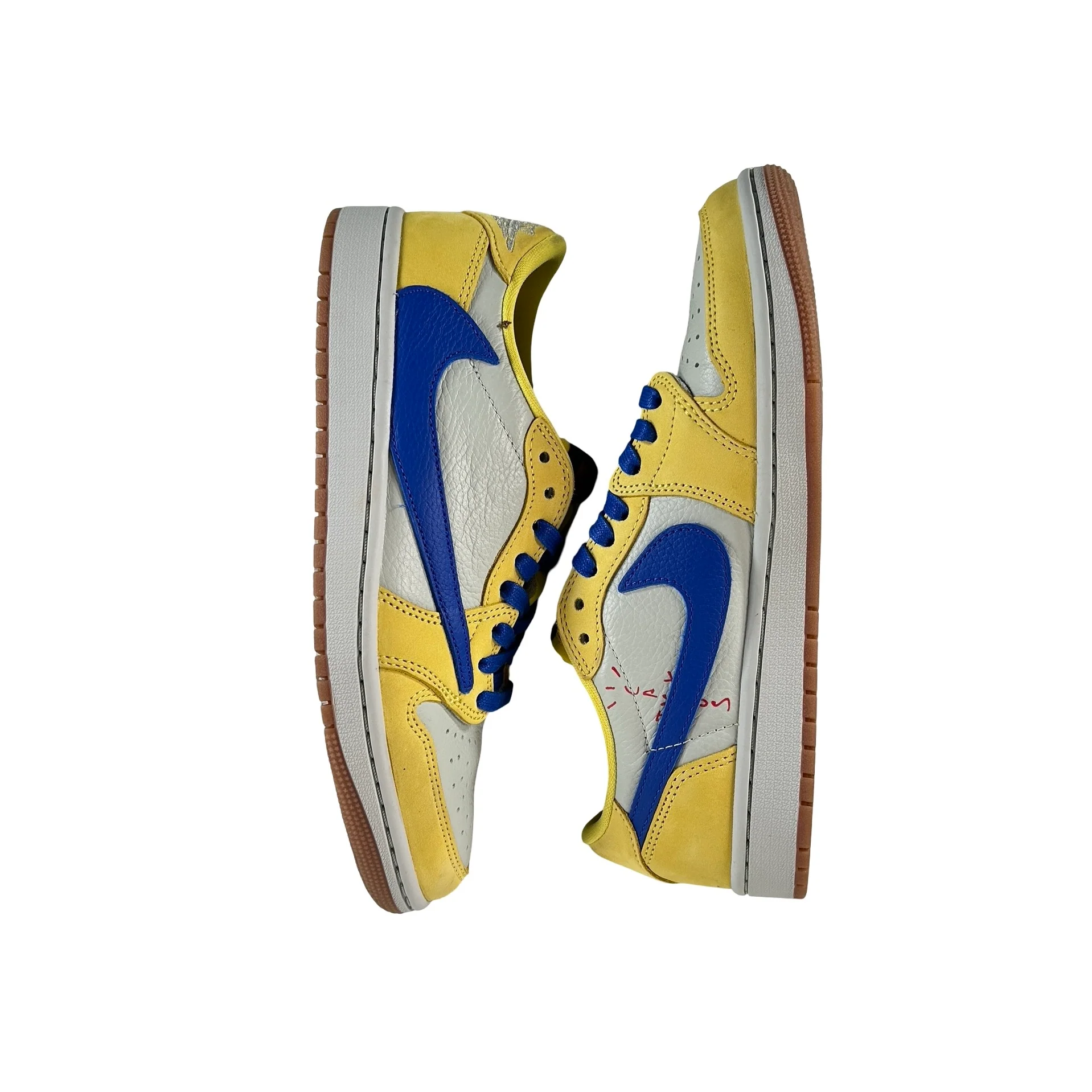 DZ4137 700 Jordan 1 Retro Low OG SP Travis Scott Canary (Women's) [USED] - 8.5 W (Used3) - Image 5