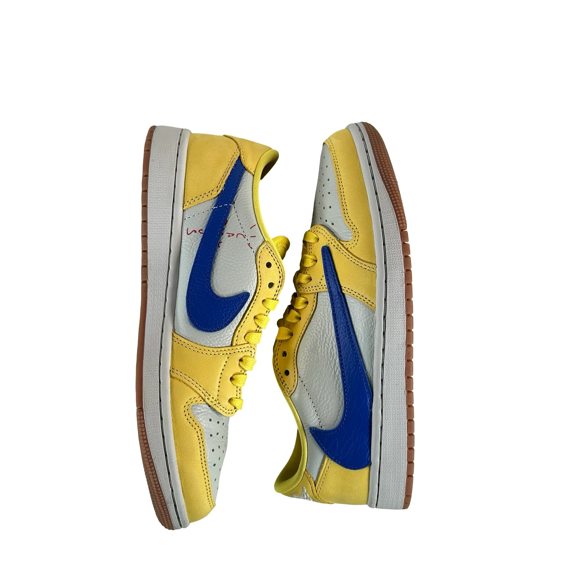 DZ4137 700 Jordan 1 Retro Low OG SP Travis Scott Canary (Women's) [USED] - 8.5 W (Used6) - Image 5