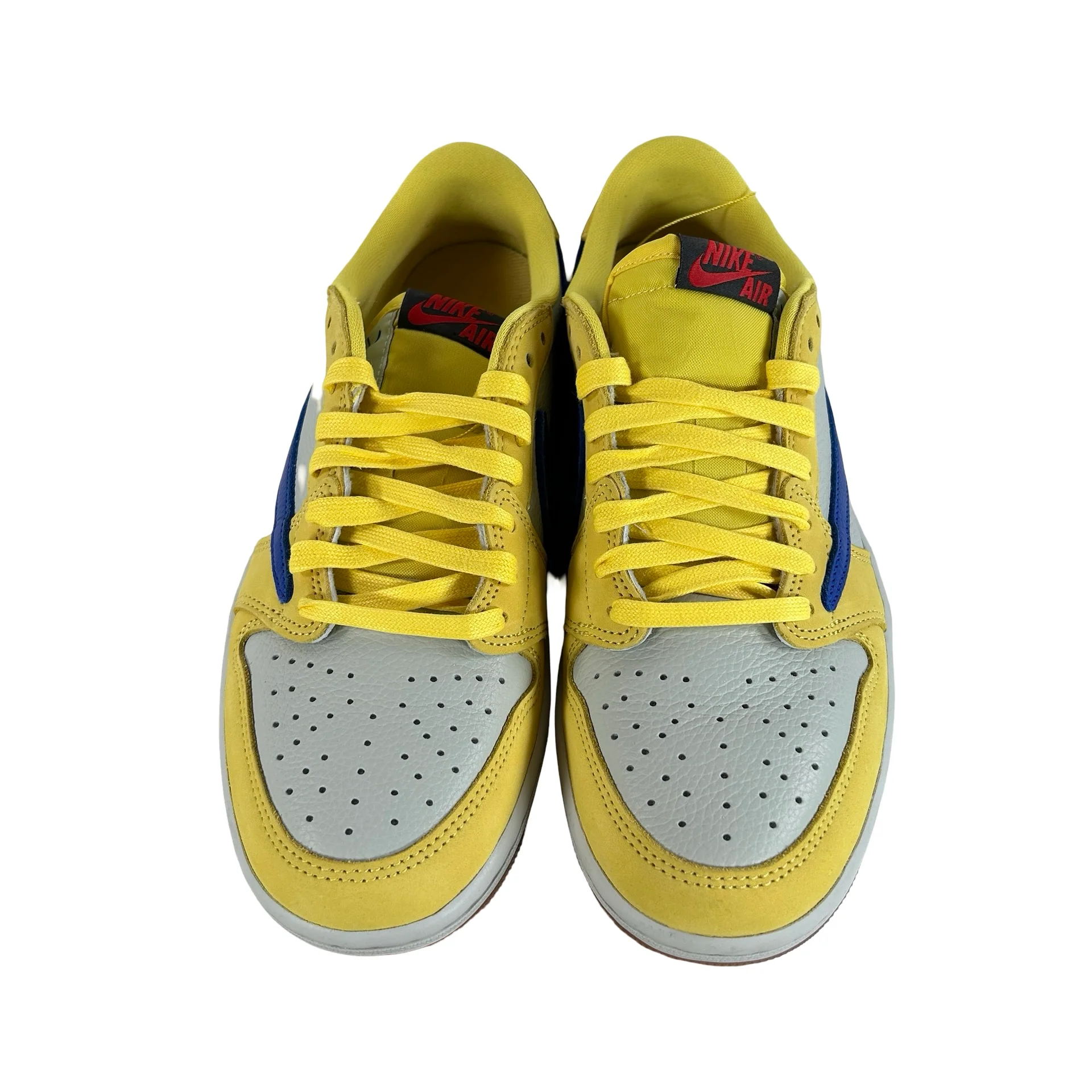 DZ4137 700 Jordan 1 Retro Low OG SP Travis Scott Canary (Women's) [USED] - 8.5 W (Used7) - Image 2