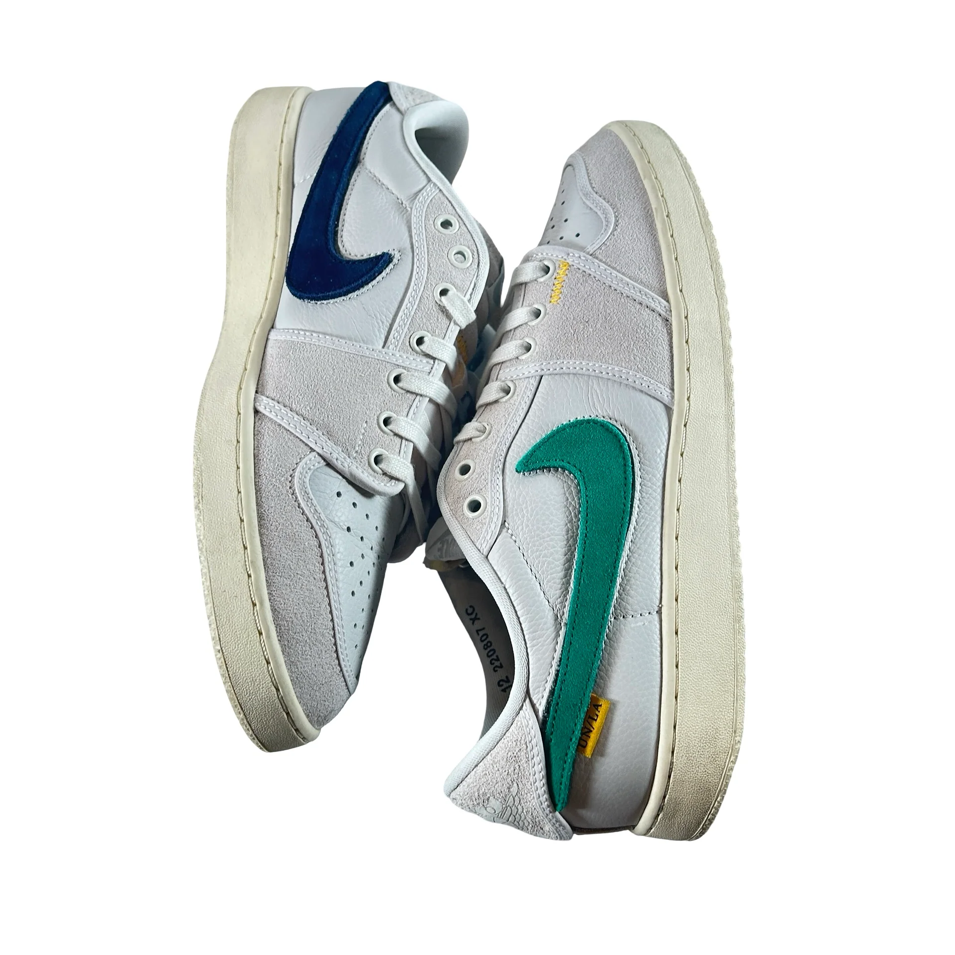 DZ4864 100 Jordan 1 Retro AJKO Low SP Union Sail Leather [USED] - 12 M (Used) - Image 5