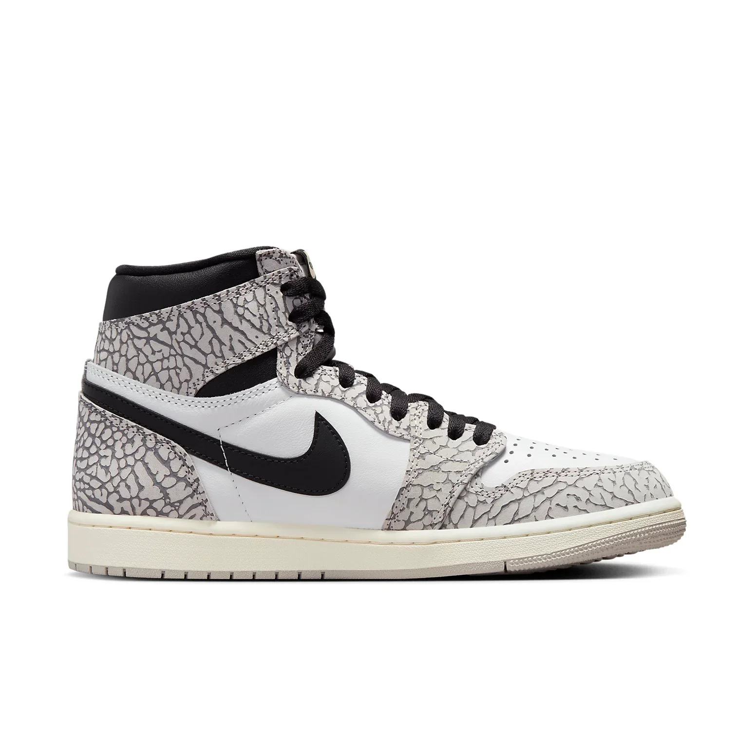 DZ5485 052 Air Jordan 1 Retro High OG White Cement - Image 2