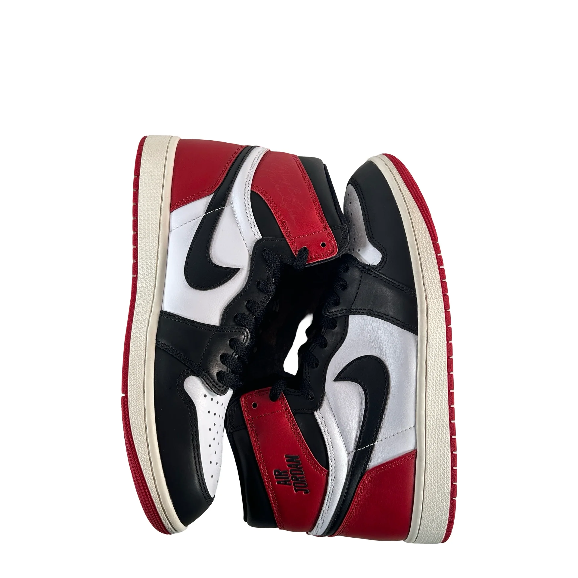 DZ5485 106 Air Jordan 1 High OG Black Toe Reimagined [USED] - 10.5 M (Used10) - Image 5
