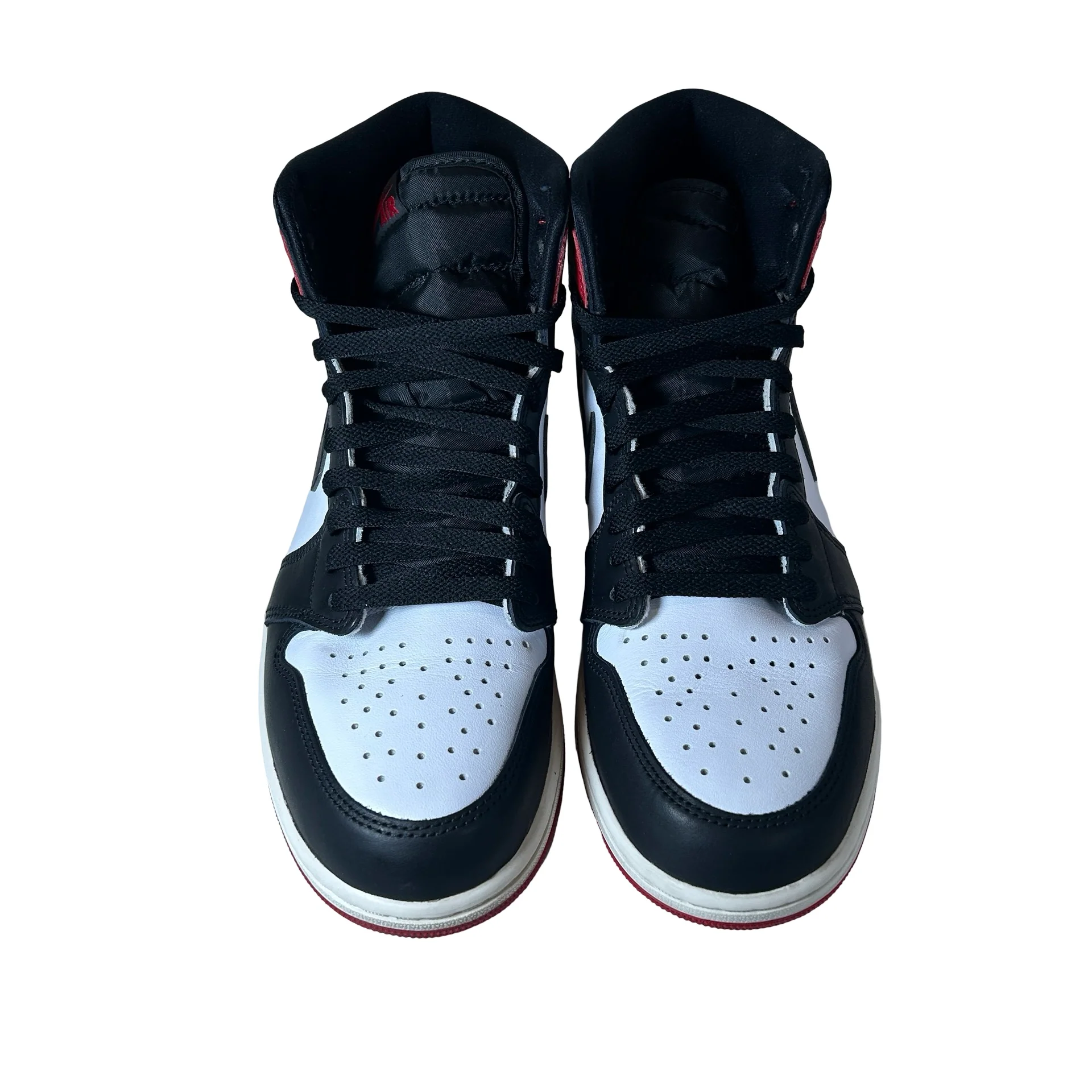 DZ5485 106 Air Jordan 1 High OG Black Toe Reimagined [USED] - 10.5 M (Used12) - Image 2