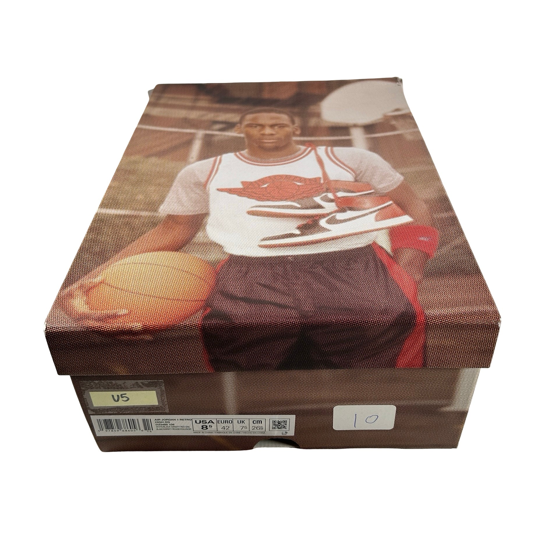 DZ5485 106 Air Jordan 1 High OG Black Toe Reimagined [USED] - 8.5 M (Used5) - Image 7