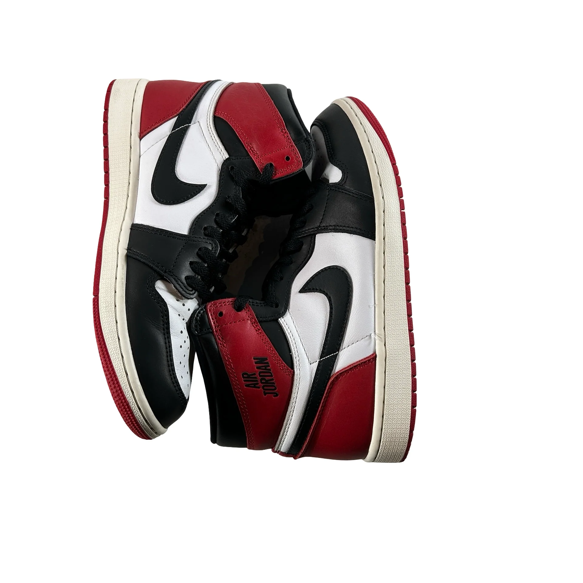 DZ5485 106 Air Jordan 1 High OG Black Toe Reimagined [USED] - 9 M (Used) (No Box) - Image 5