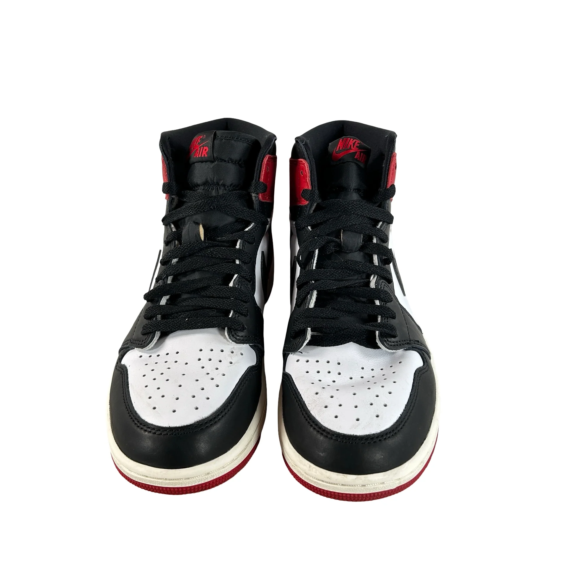 DZ5485 106 Air Jordan 1 High OG Black Toe Reimagined [USED] - 9 M (Used2) (No Box2) (No Insoles) - Image 2