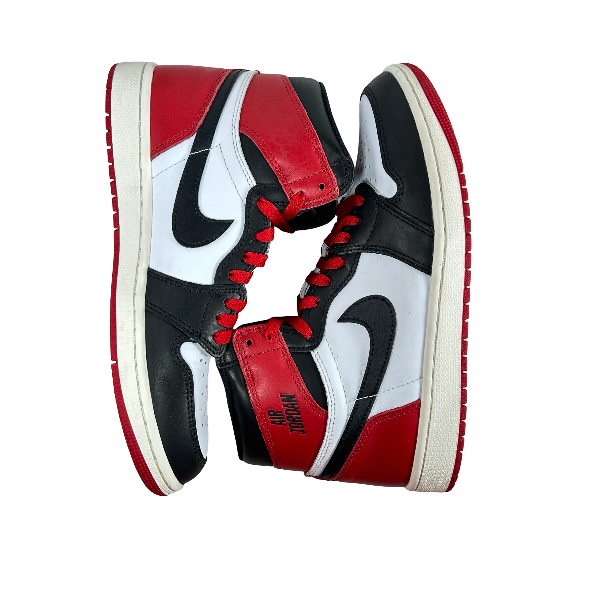 DZ5485 106 Air Jordan 1 High OG Black Toe Reimagined [USED] - 9 M (Used4) - Image 5