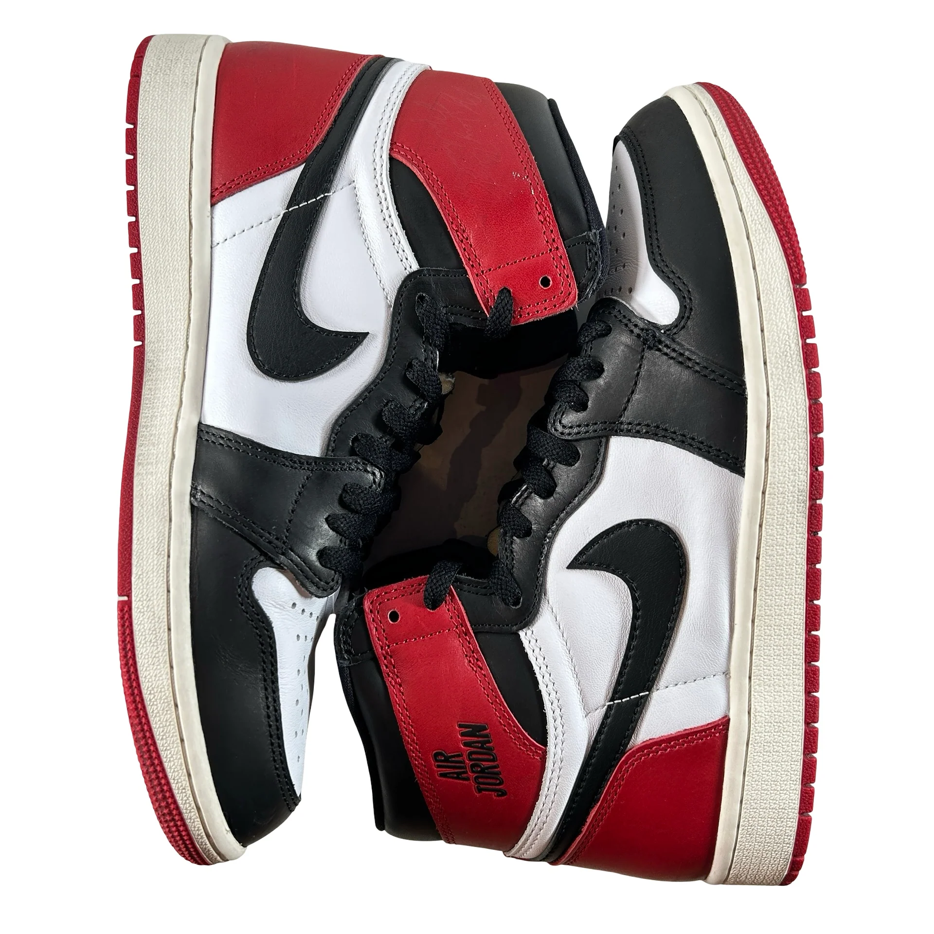 DZ5485 106 Air Jordan 1 High OG Black Toe Reimagined [USED] - 9 M (Used5) - Image 5