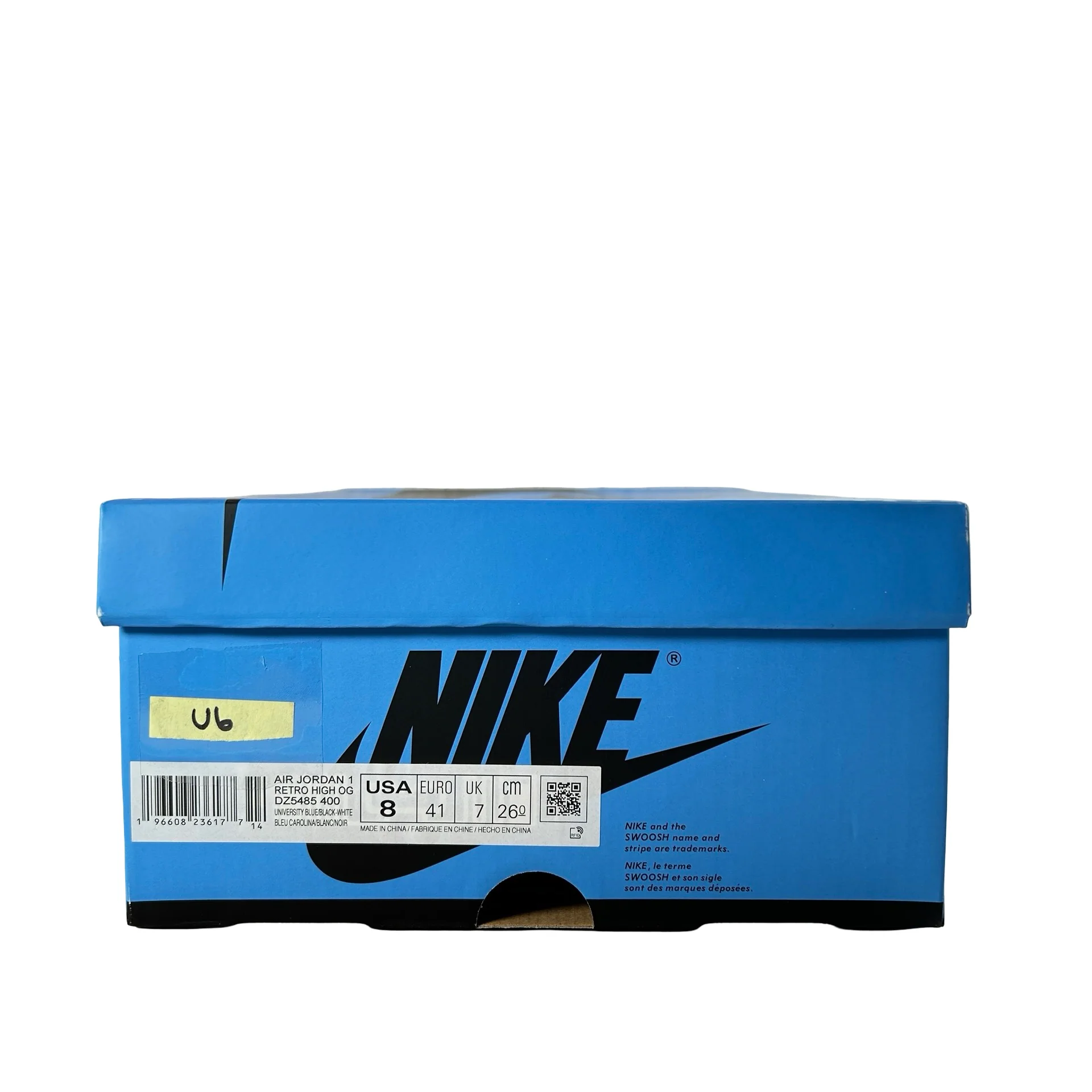 DZ5485 400 Jordan 1 Retro High OG UNC Toe [USED] - 8 M (Used6) - Image 7
