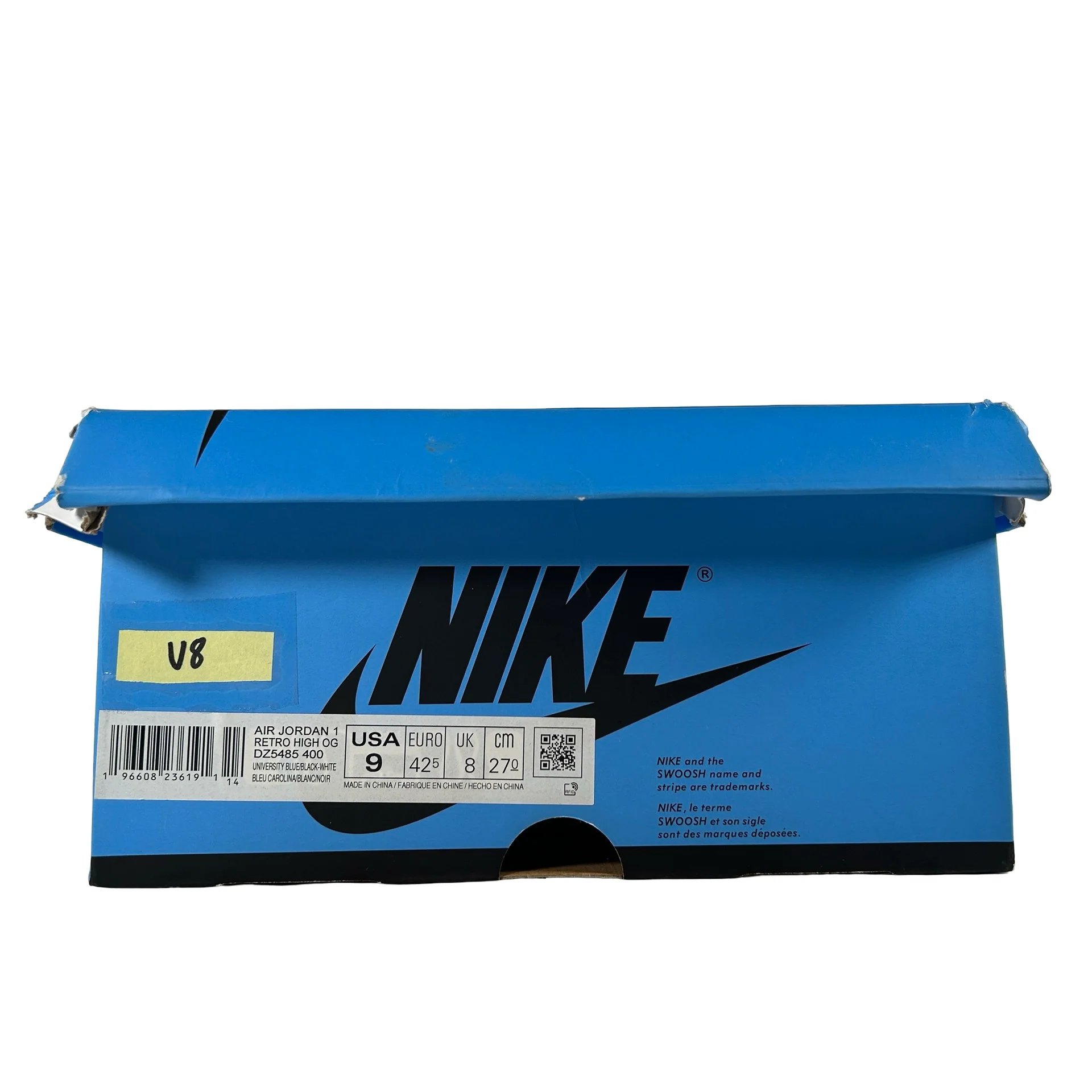 DZ5485 400 Jordan 1 Retro High OG UNC Toe [USED] - 9 M (Used8) - Image 7