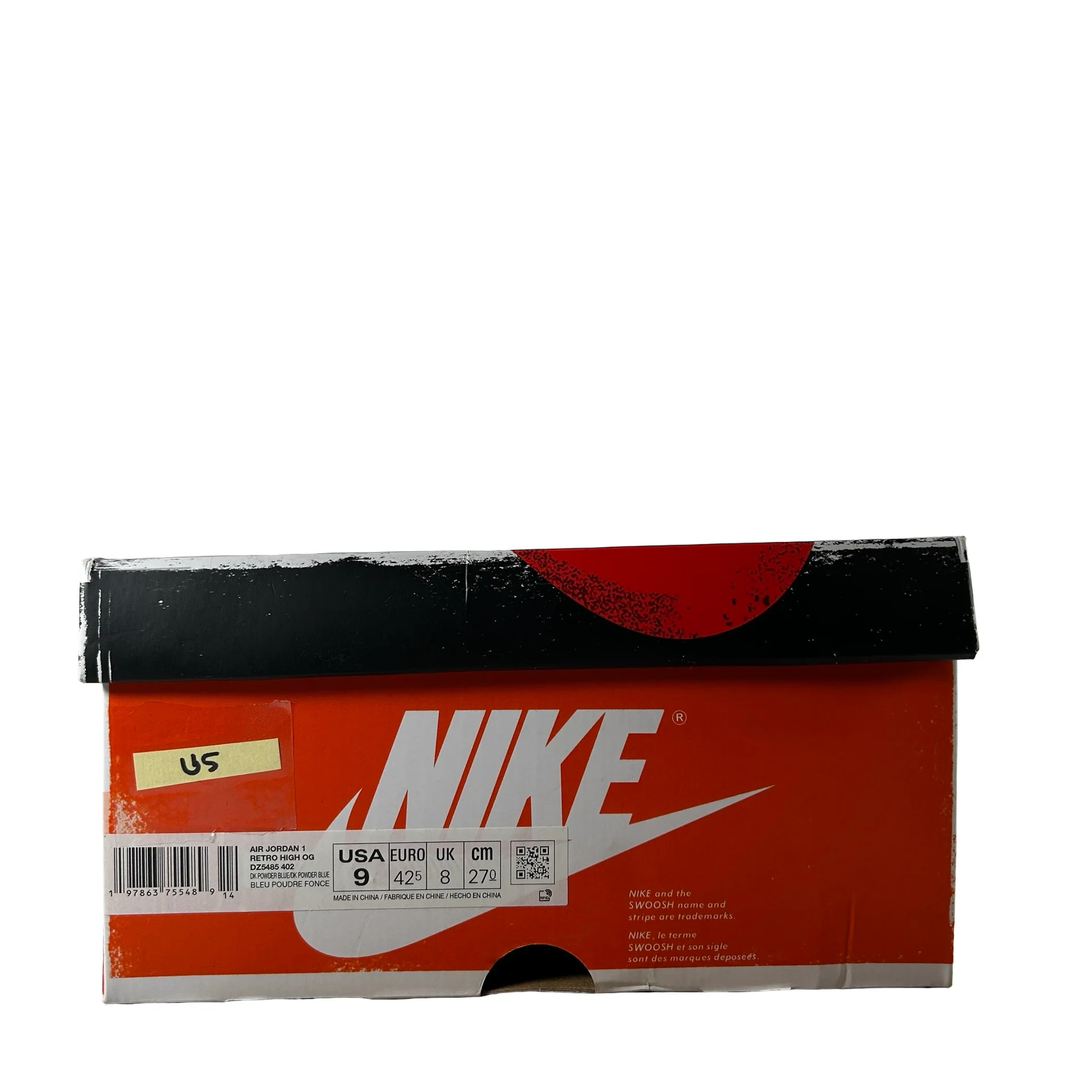 DZ5485 402 Jordan 1 Retro High OG UNC Reimagined [USED] - 9 M (Used5) - Image 7