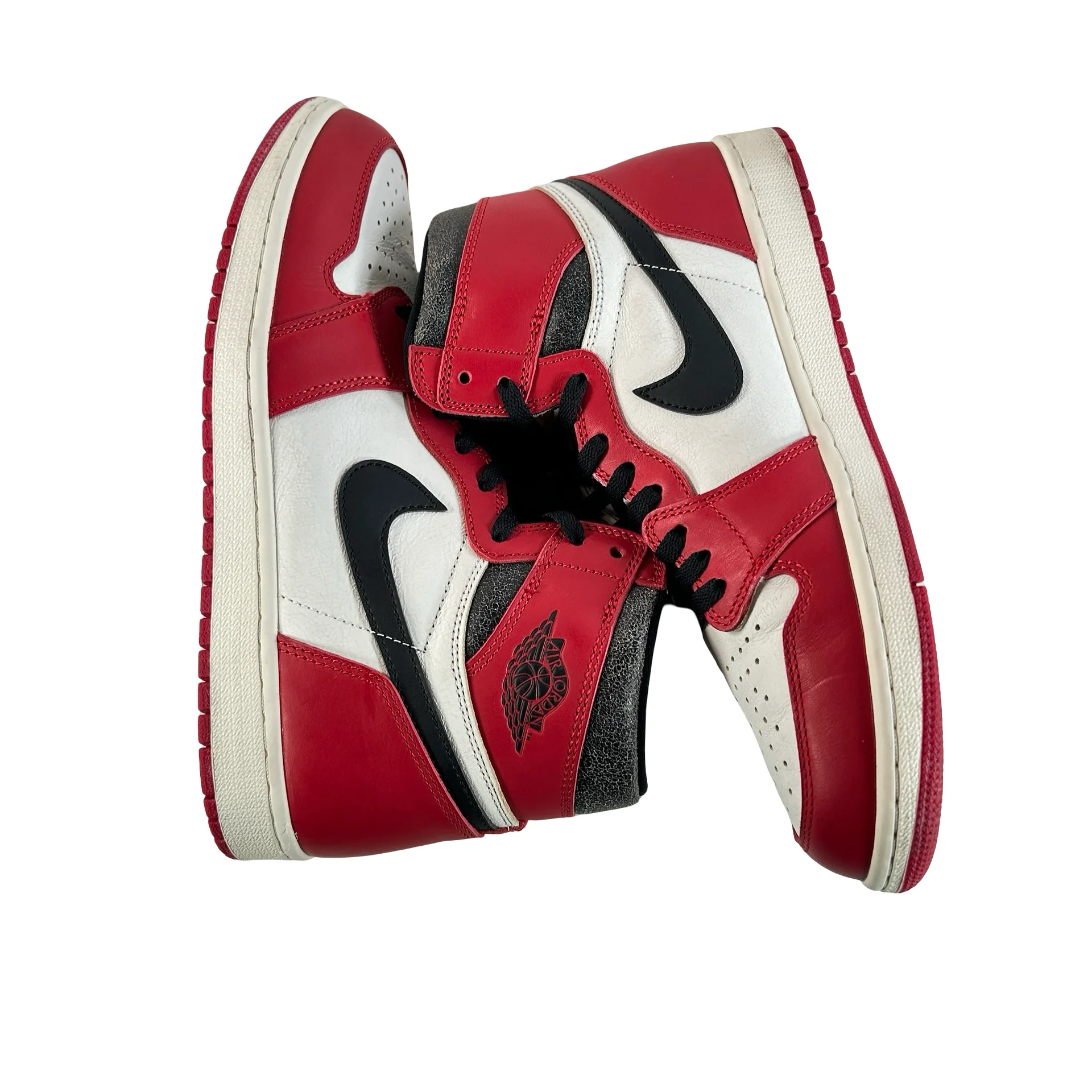 DZ5485 612 Jordan 1 Retro High OG Chicago Lost and Found [USED] - 11 M (Used2) (No Box2) - Image 4
