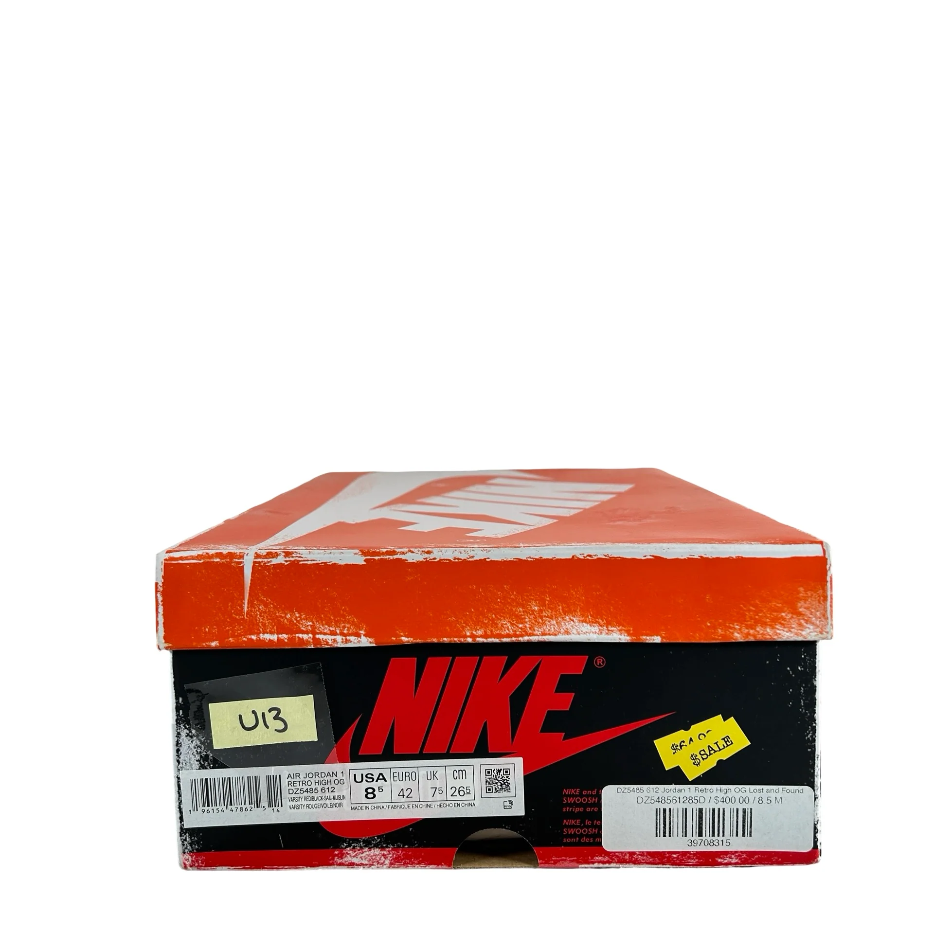 DZ5485 612 Jordan 1 Retro High OG Chicago Lost and Found [USED] - 8.5 M (Used13) - Image 7