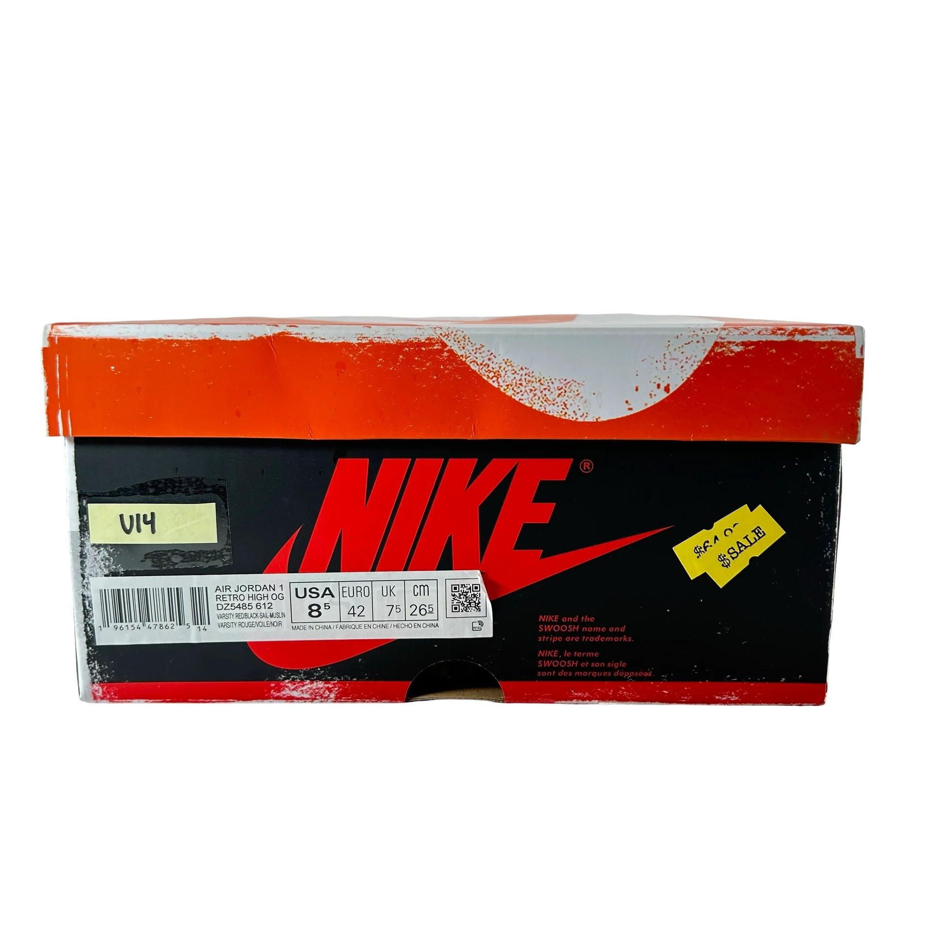 DZ5485 612 Jordan 1 Retro High OG Chicago Lost and Found [USED] - 8.5 M (Used14) - Image 7