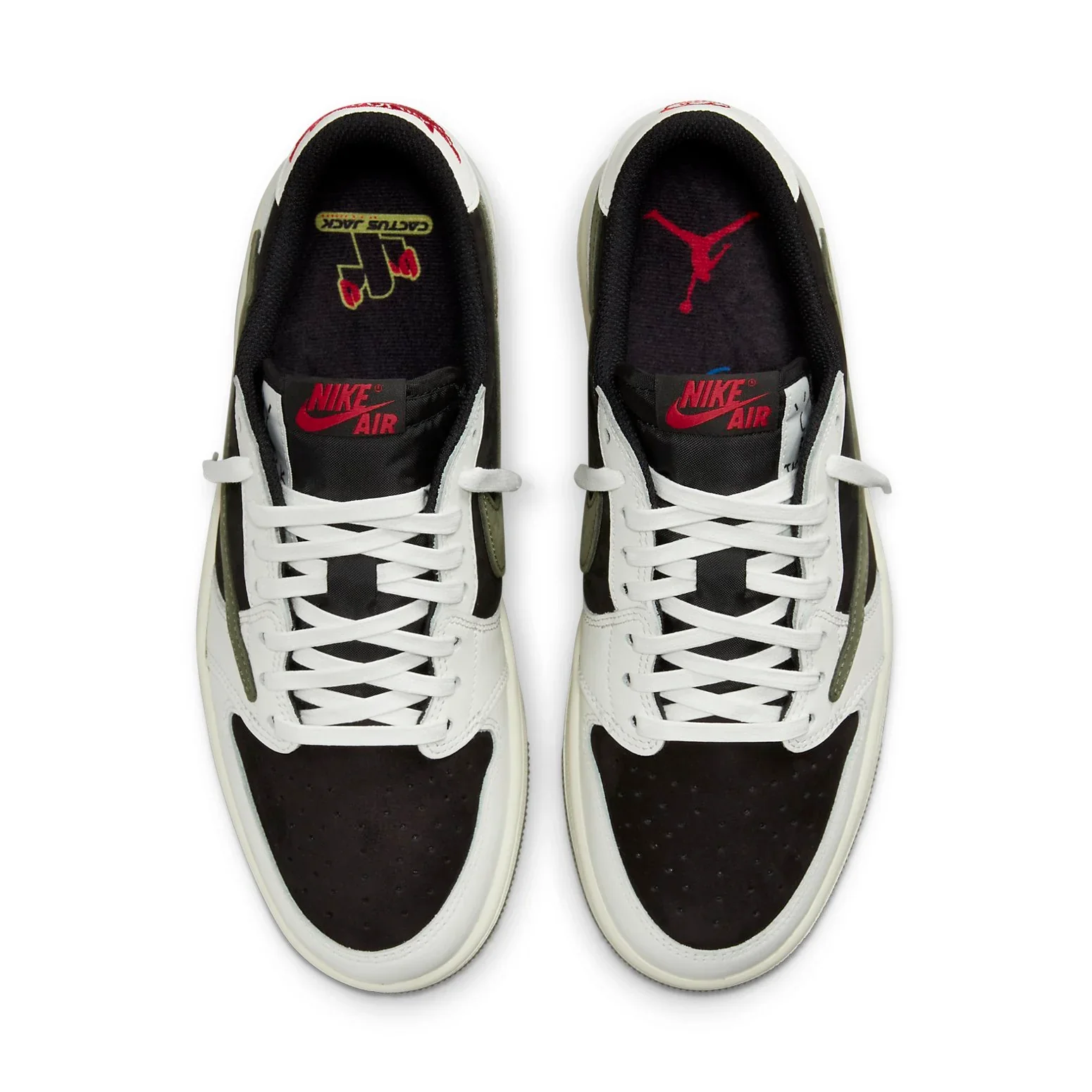 DZ5909 106 Air Jordan 1 Retro Low OG SP Travis Scott Olive (PS) - Image 3