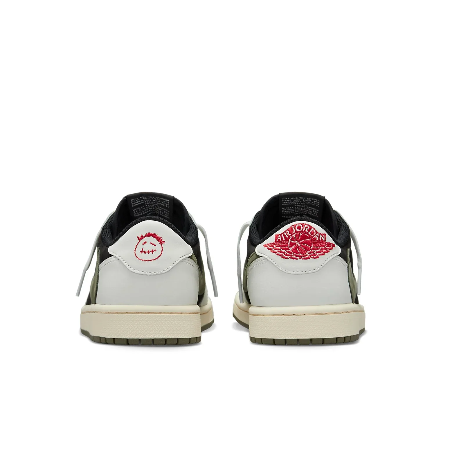 DZ5909 106 Air Jordan 1 Retro Low OG SP Travis Scott Olive (PS) - Image 4