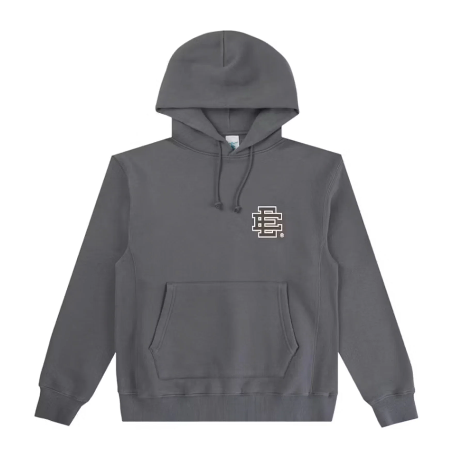 Eric Emanuel EE Basic/Core Hoodie Charcoal/Brown [USED] - M (Used)