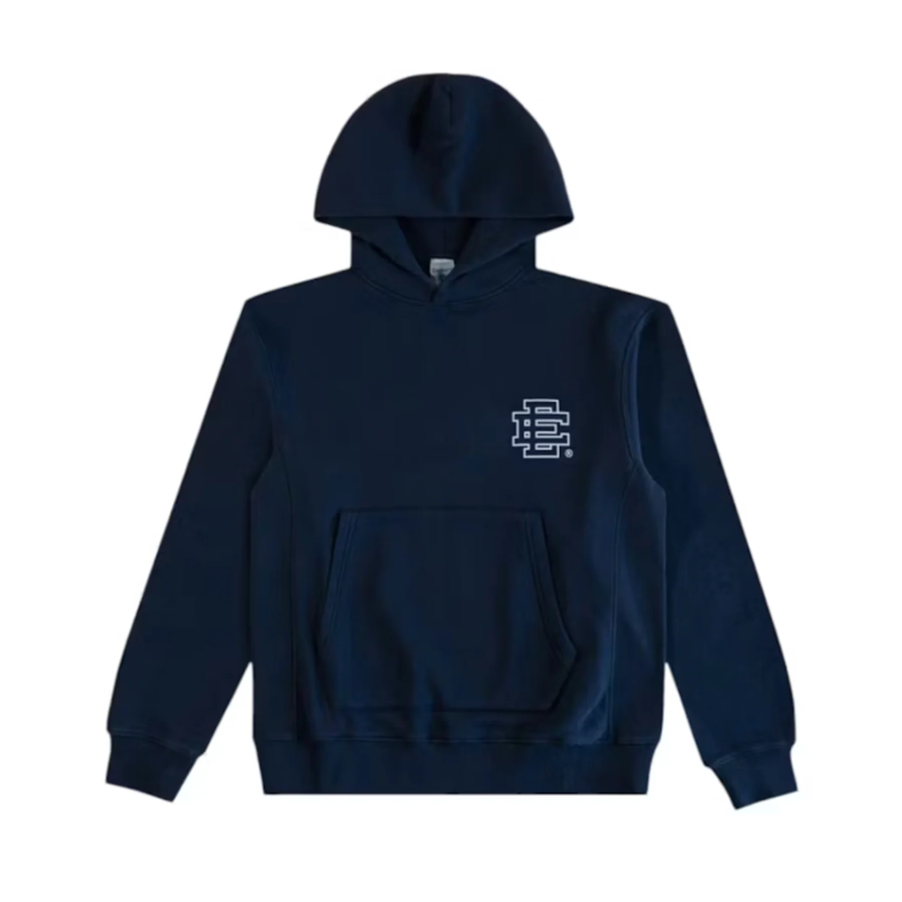 Eric Emanuel EE Basic/Core Hoodie (FW24) Navy/White [USED] - L (Used)
