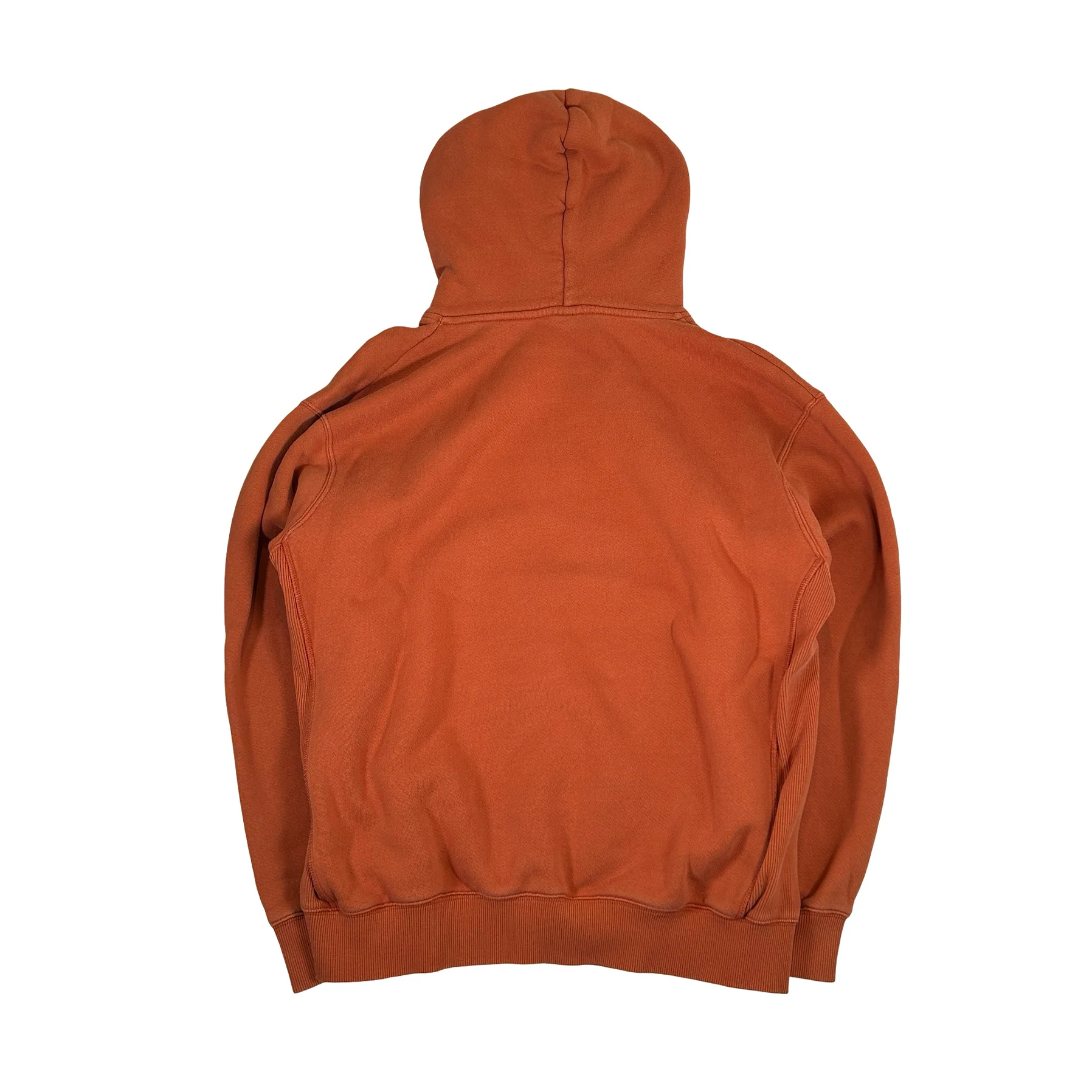 Eric Emanuel EE Basic/Core Hoodie Orange/Grey [USED] - L (Used) - Image 2