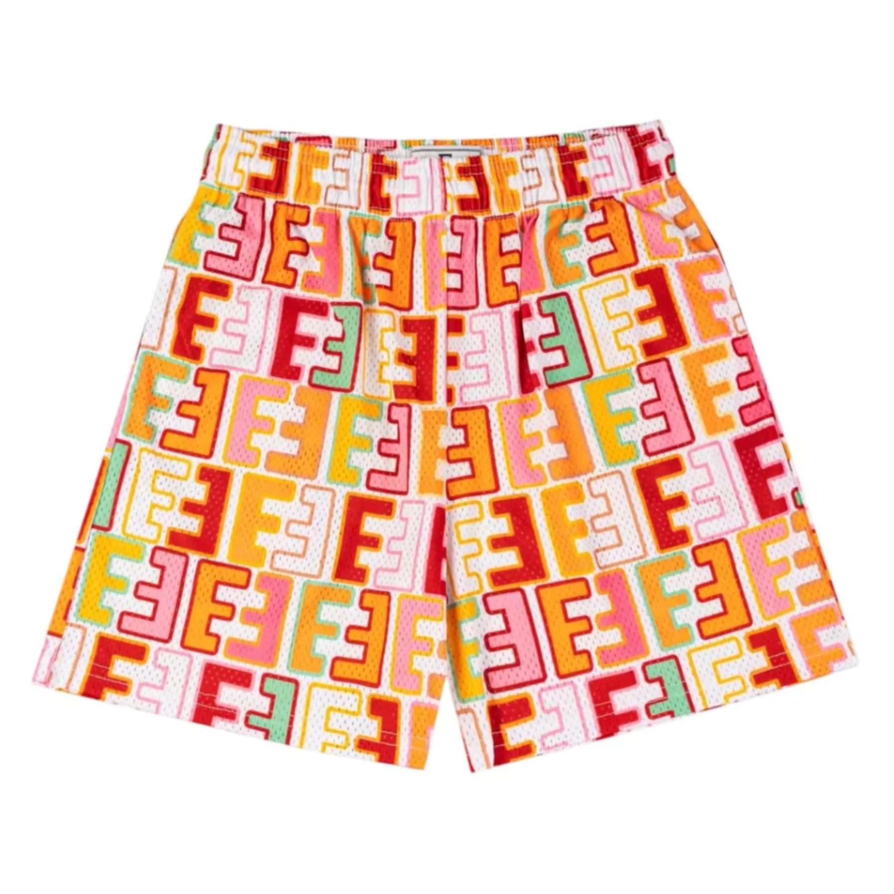 Eric Emanuel EE Pattern Basic Short White/Multicolor