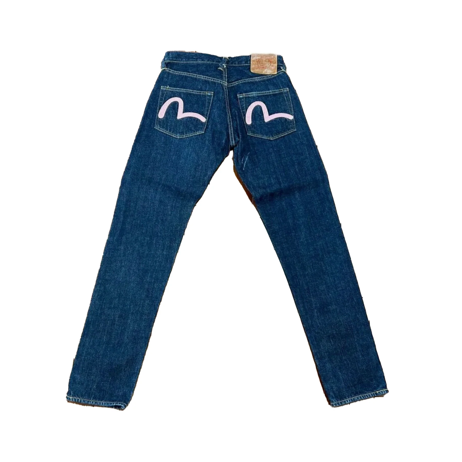 Evisu 2017 Pink Seagul Print Jeans