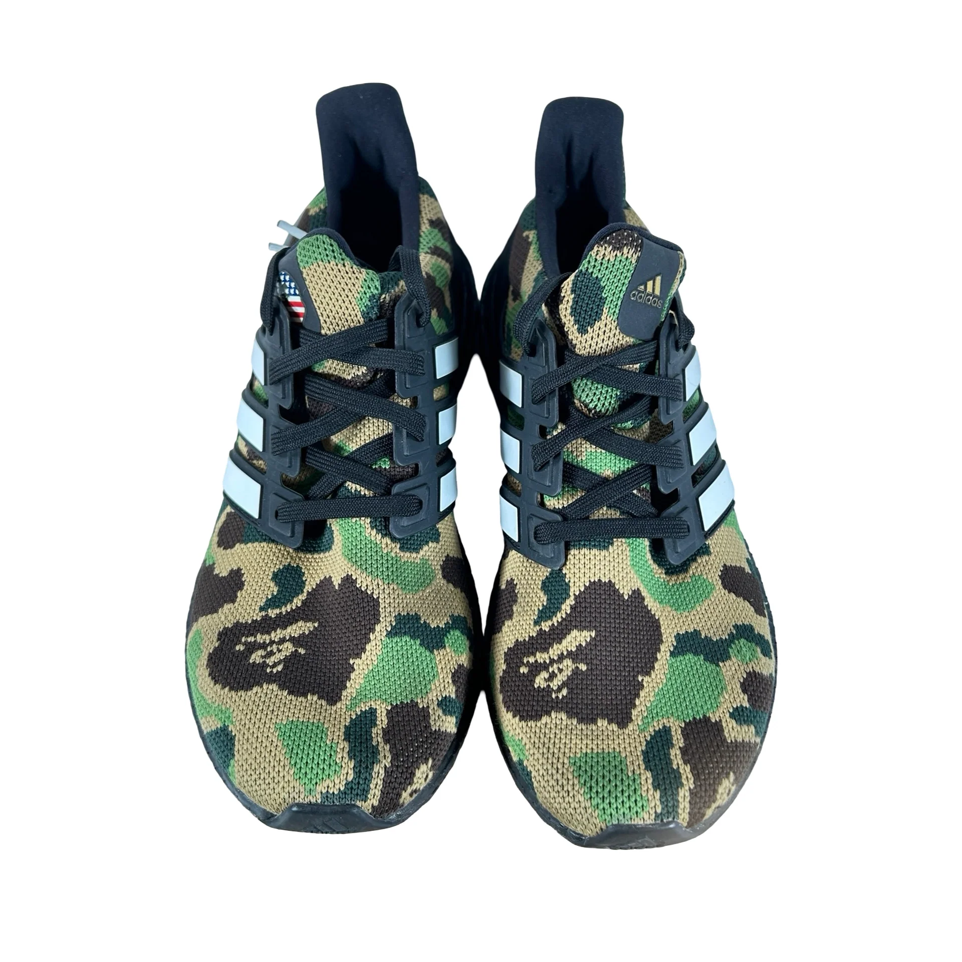F35097 adidas Ultra Boost 4.0 Bape Camo [USED] - 7.5 M (Used) (No Box) - Image 2