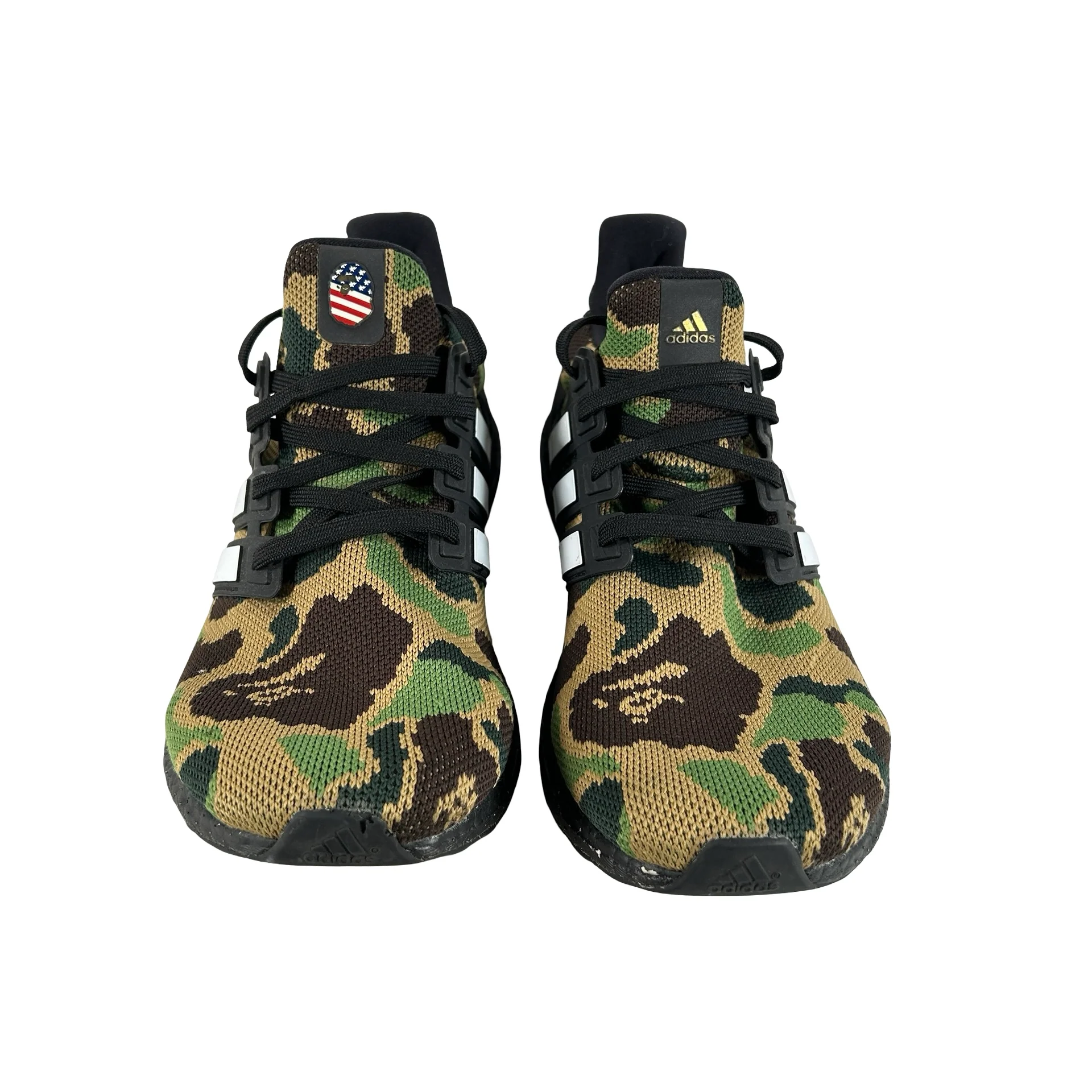 F93507 adidas Ultra Boost 4.0 Bape Camo [USED] - 9.5 M (Used) (No Box) - Image 2