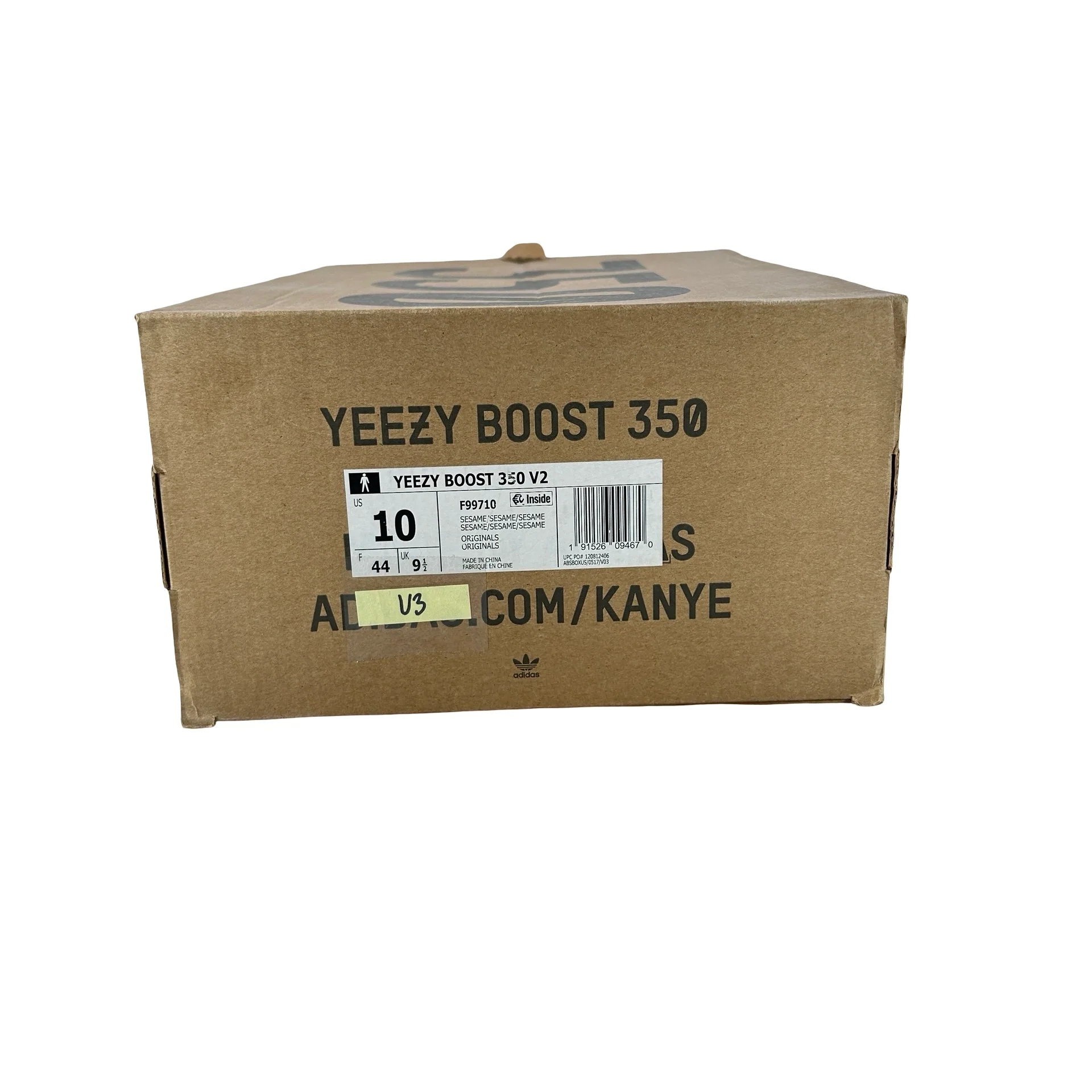 F99710 Yeezy 350 V2 Sesame [USED] - 10 M (Used3) - Image 7